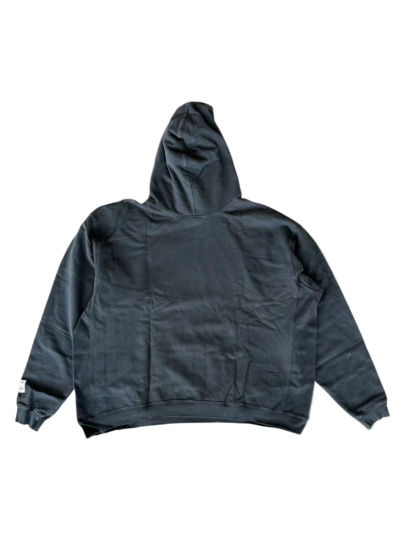 Vintage Black Baseball Logo Hoodie