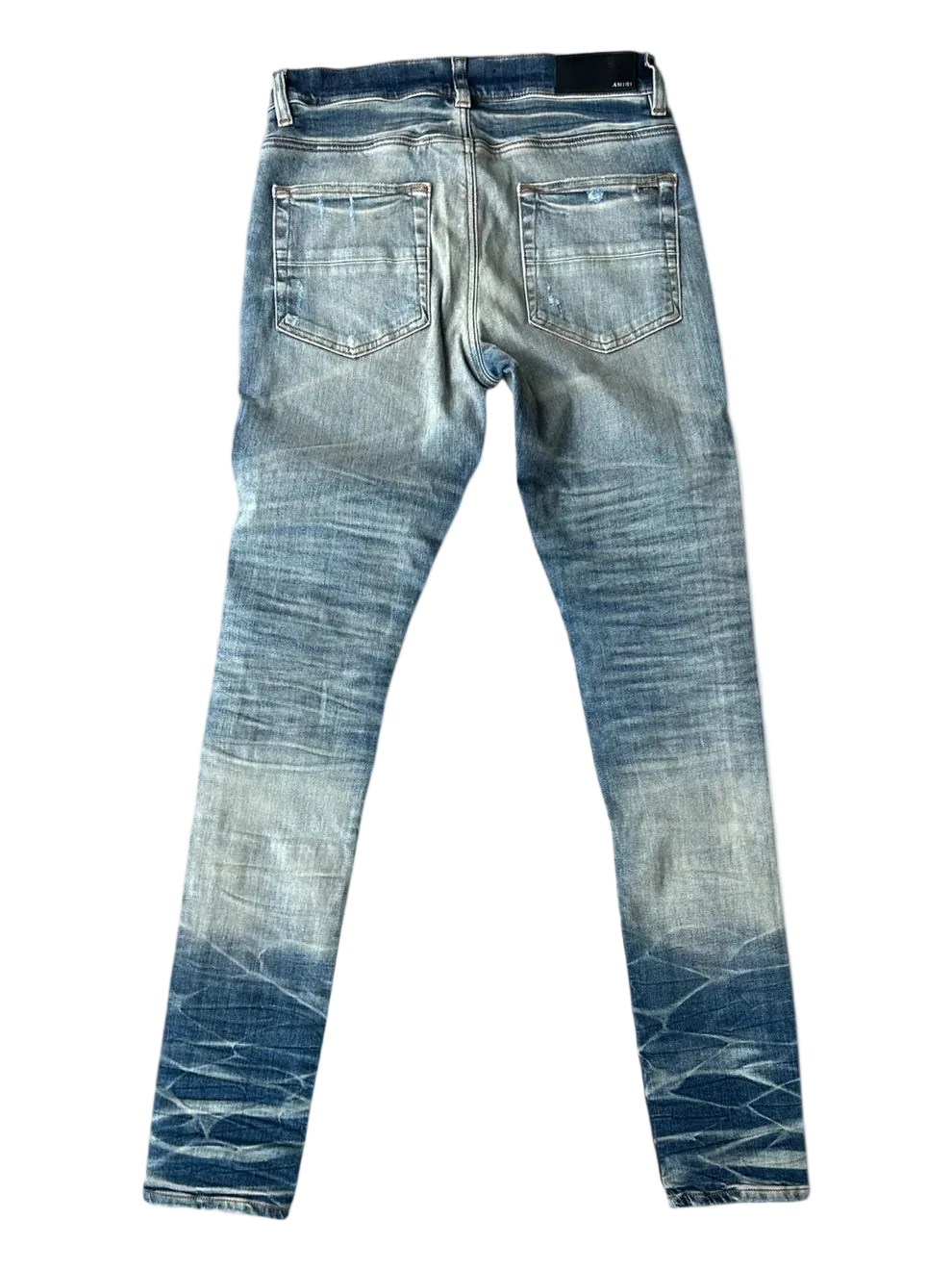 Vintage Indigo & Red Patch MX1 Jeans