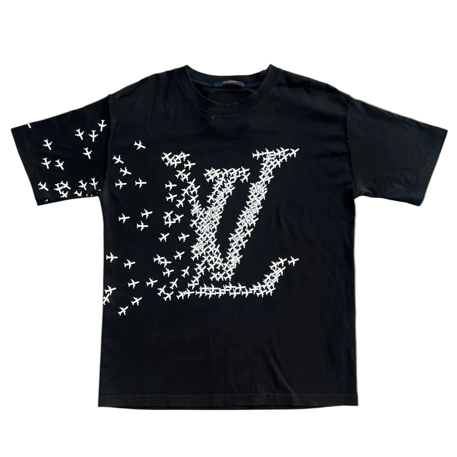 Black & White Planes Logo T-Shirt