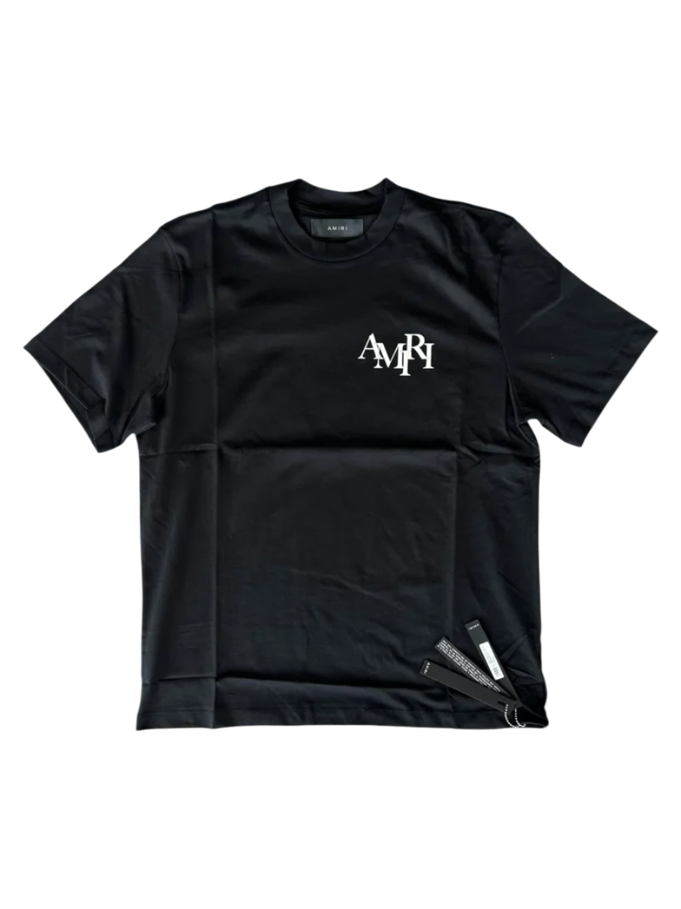 Black & White Staggered Logo T-Shirt
