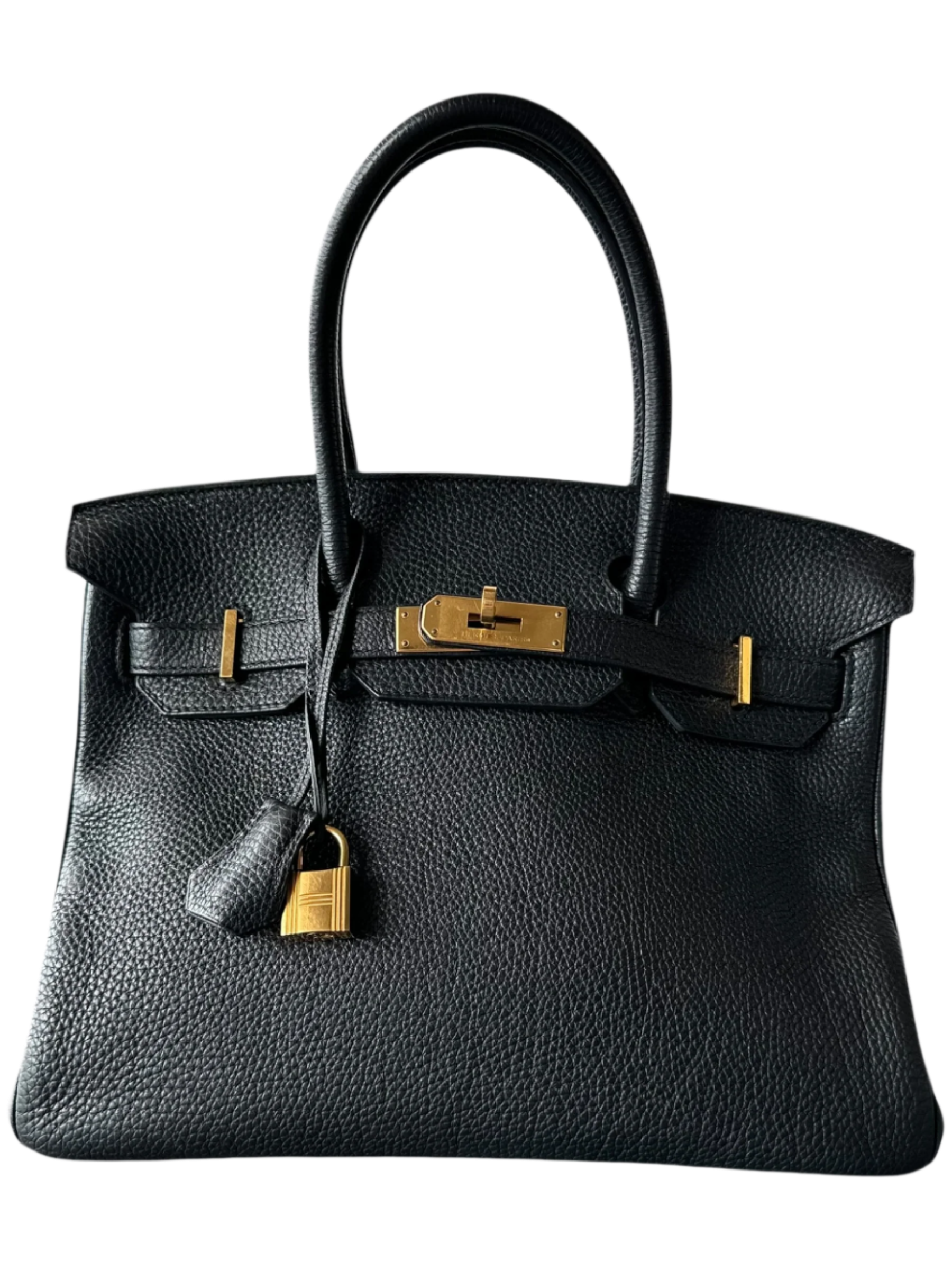 Black Noir Gold Togo Birkin 30