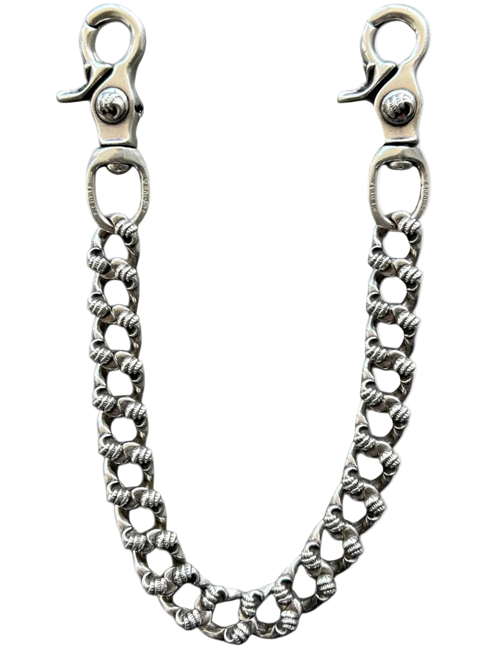 Silver Claw Cuban Wallet Chain