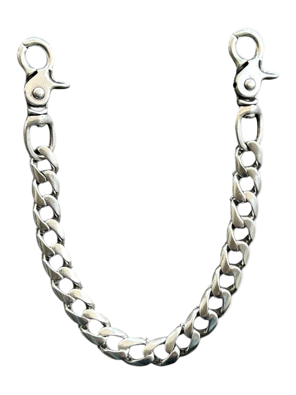 Silver Claw Cuban Wallet Chain