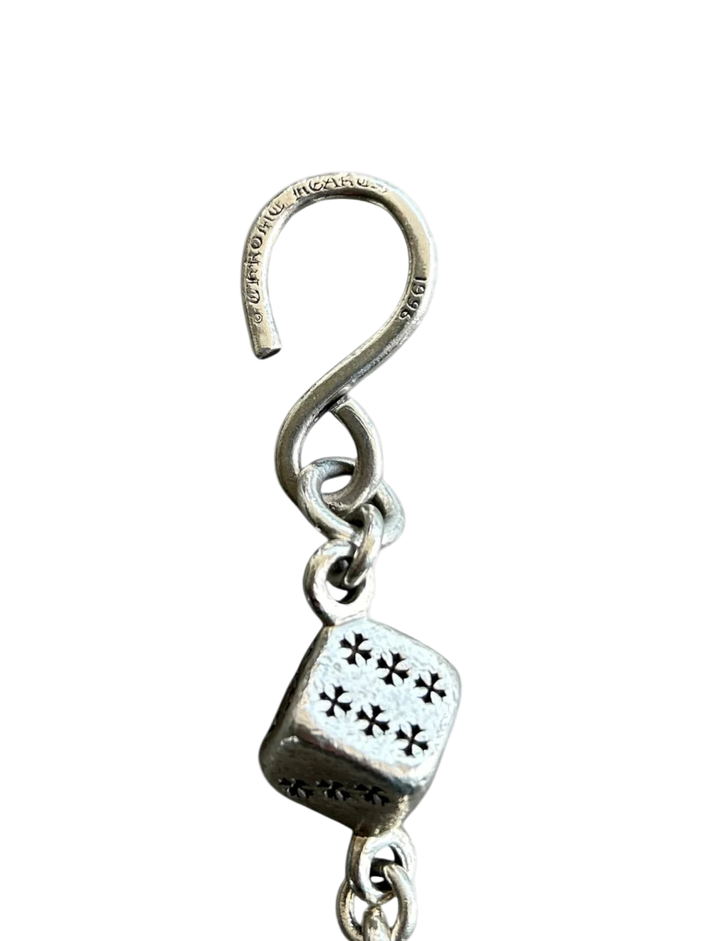 Silver Dice Wallet Chain