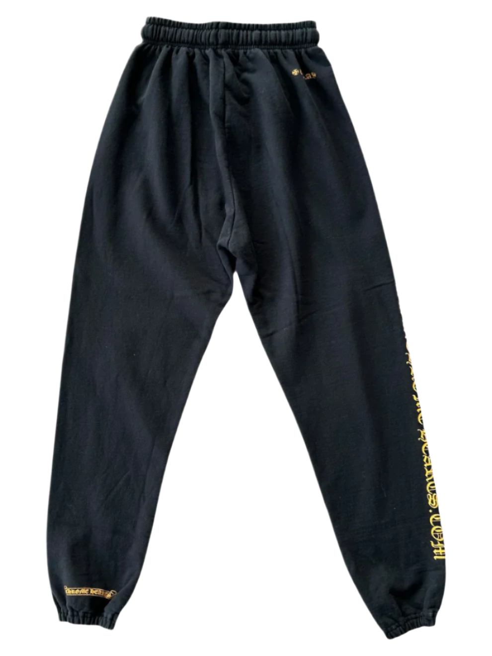 Black & Yellow Online Exclusive Horseshoe Logo Sweatpants
