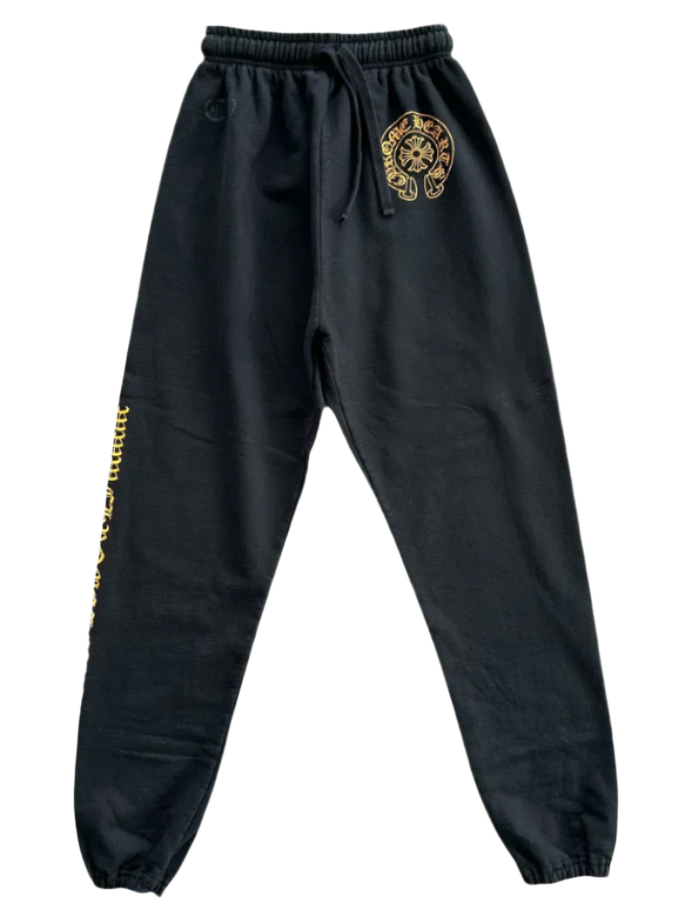Black & Yellow Online Exclusive Horseshoe Logo Sweatpants