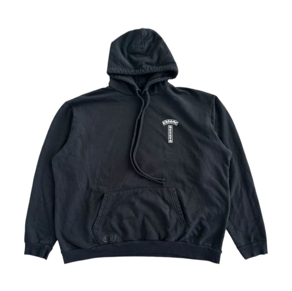 Black & White T-Bar Logo FU Hoodie