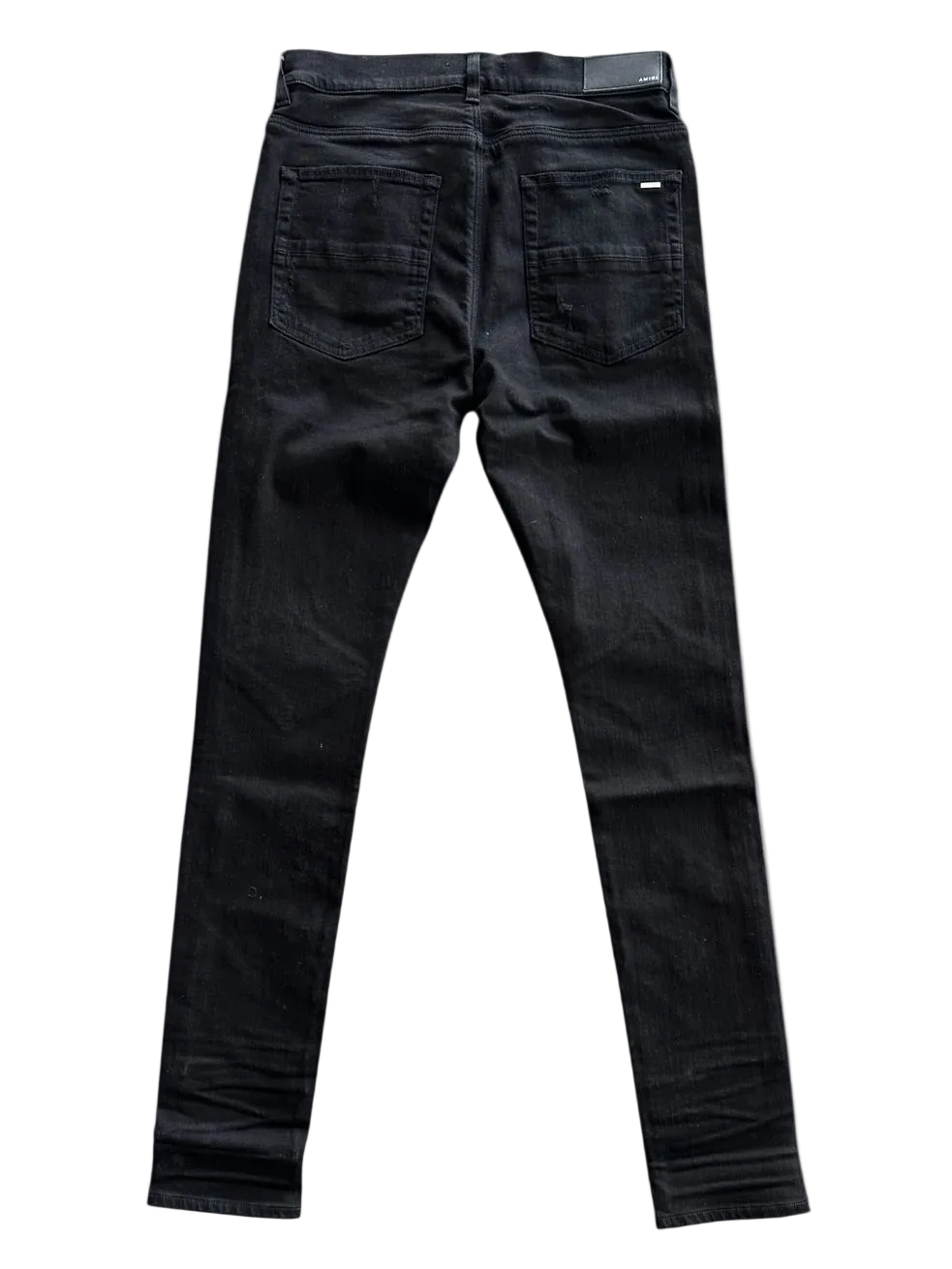 Black & Multicolor Paisley Patch MX1 Jeans