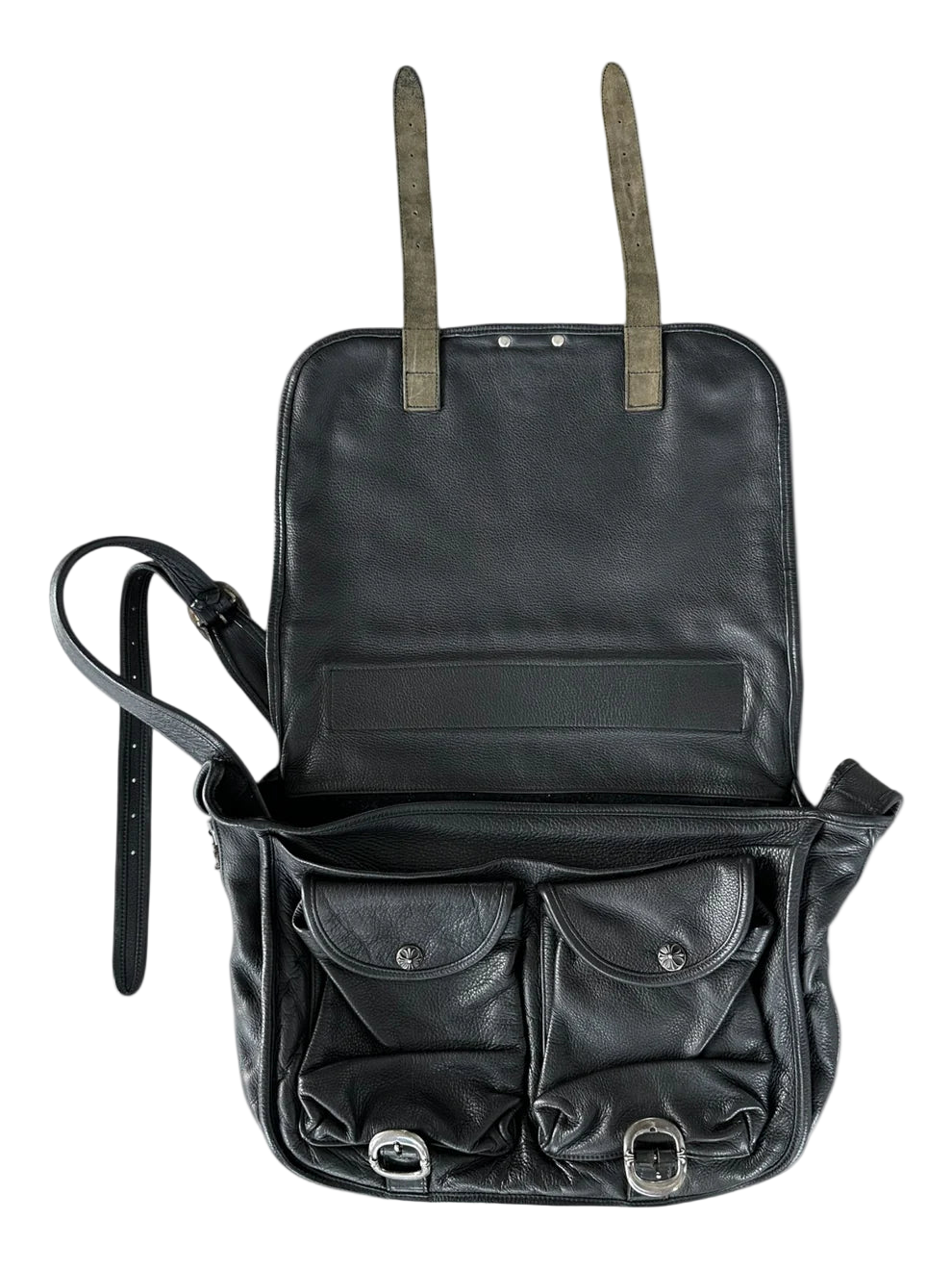 Black & Silver Dagger Gunslinger Messenger Bag