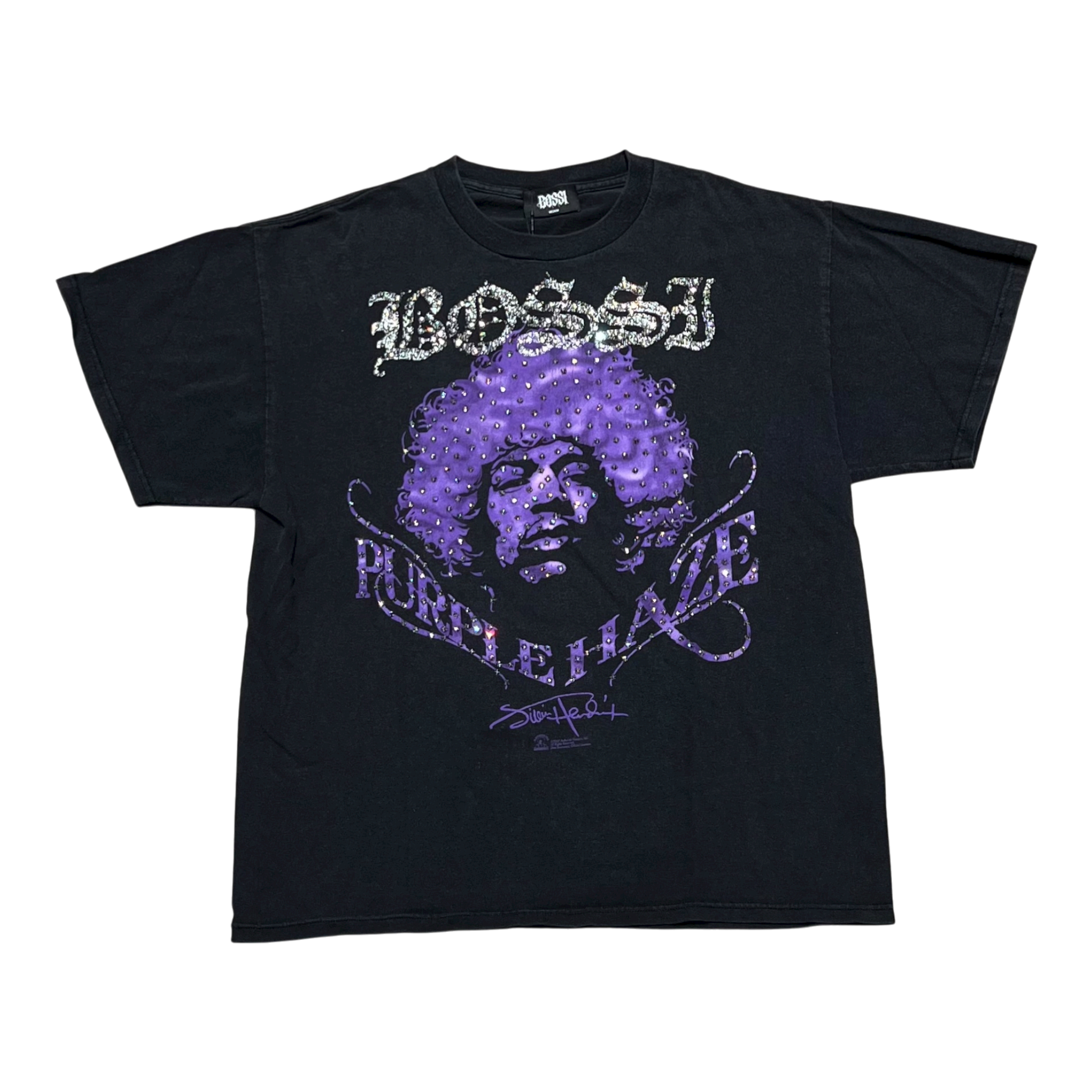 Vintage Rhinestone Black/Purple Tee (FW25)