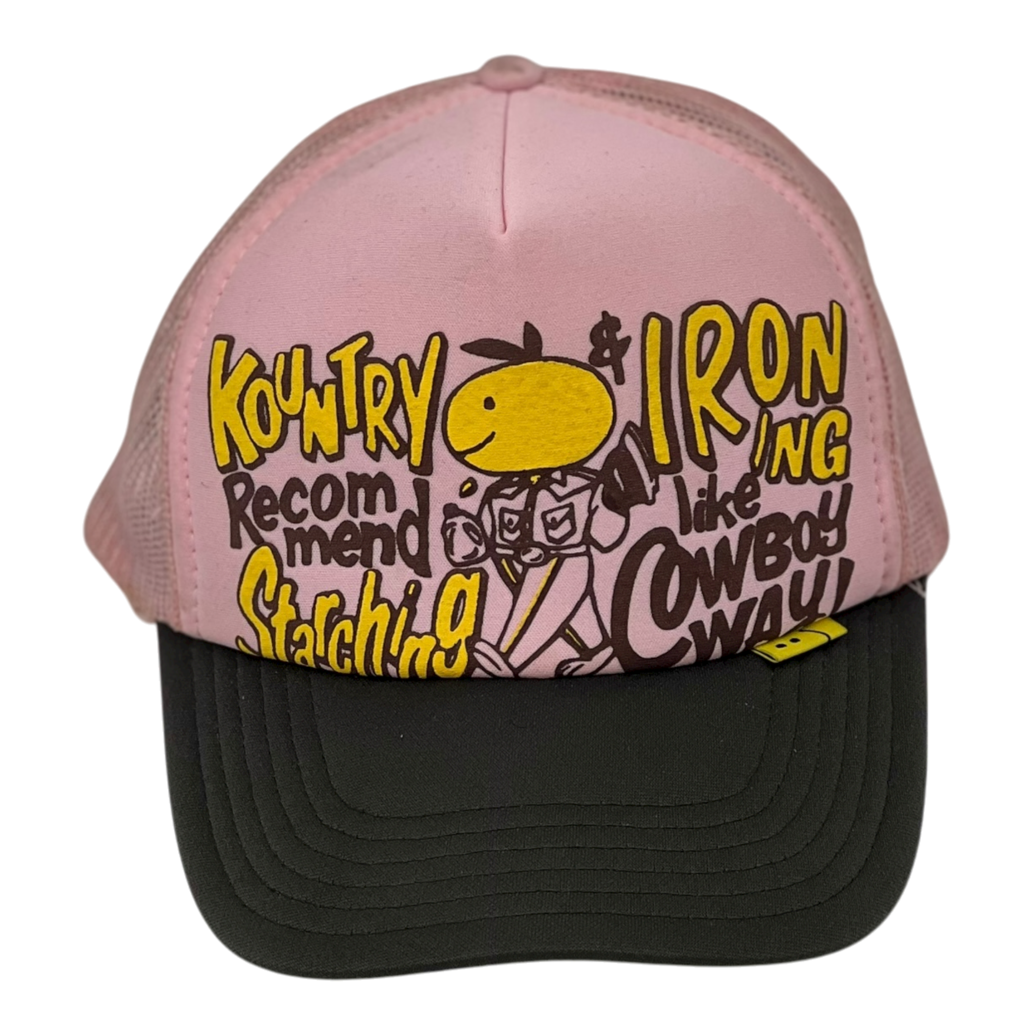 Coneycowbowy Trucker Cap Pink/Charcoal Grey