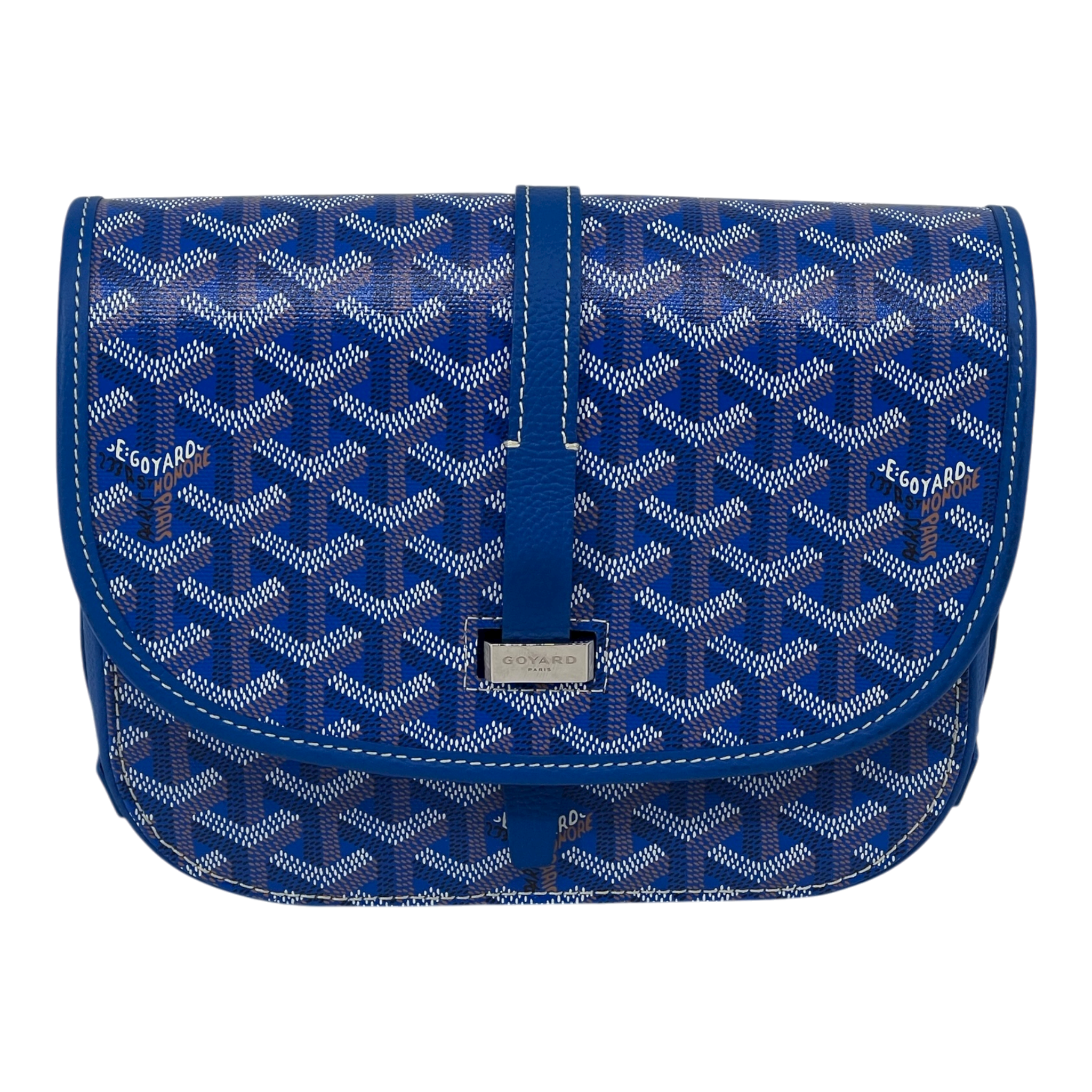 Blue Belvedere Messenger Bag