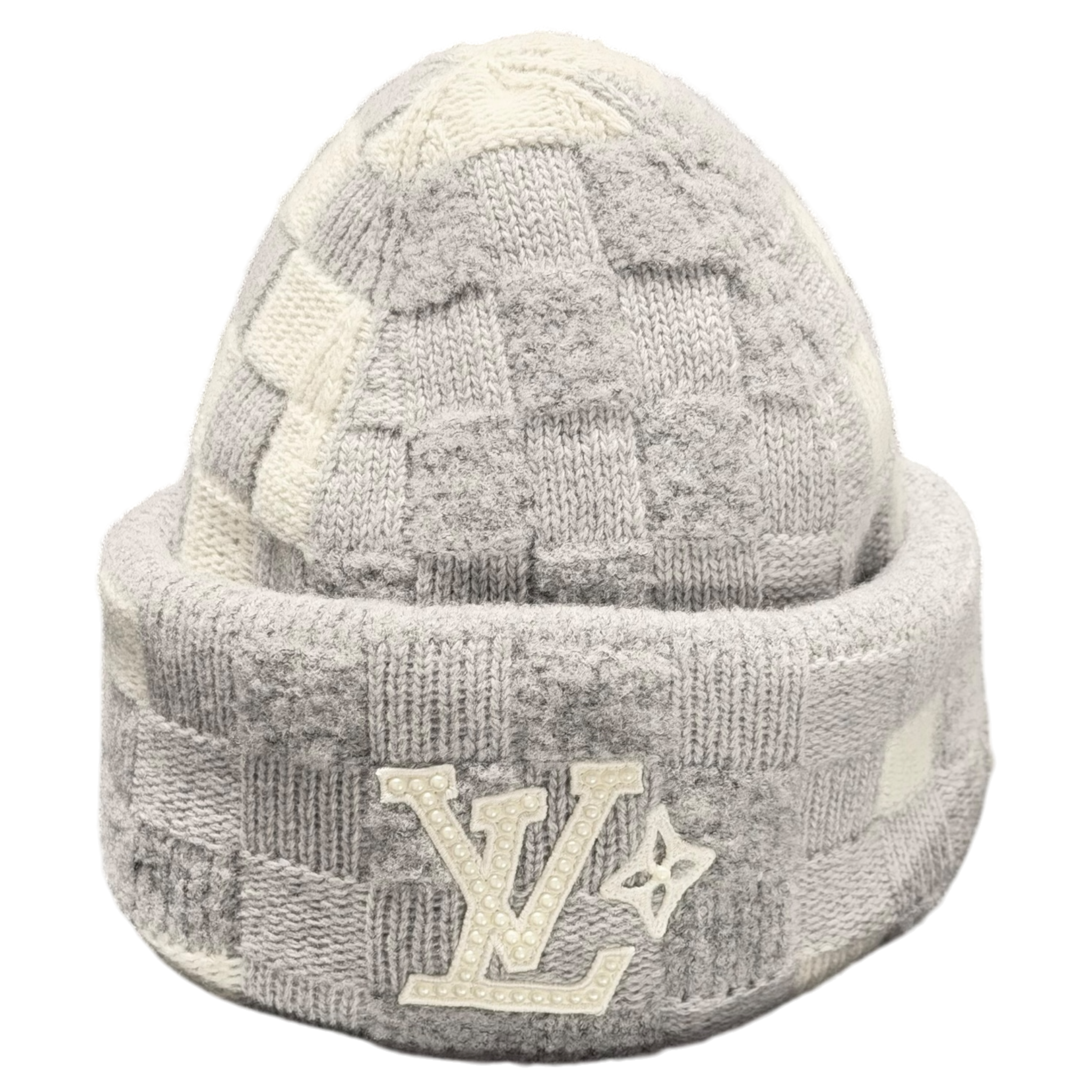 LV Crush Damoflage Pearls Beanie