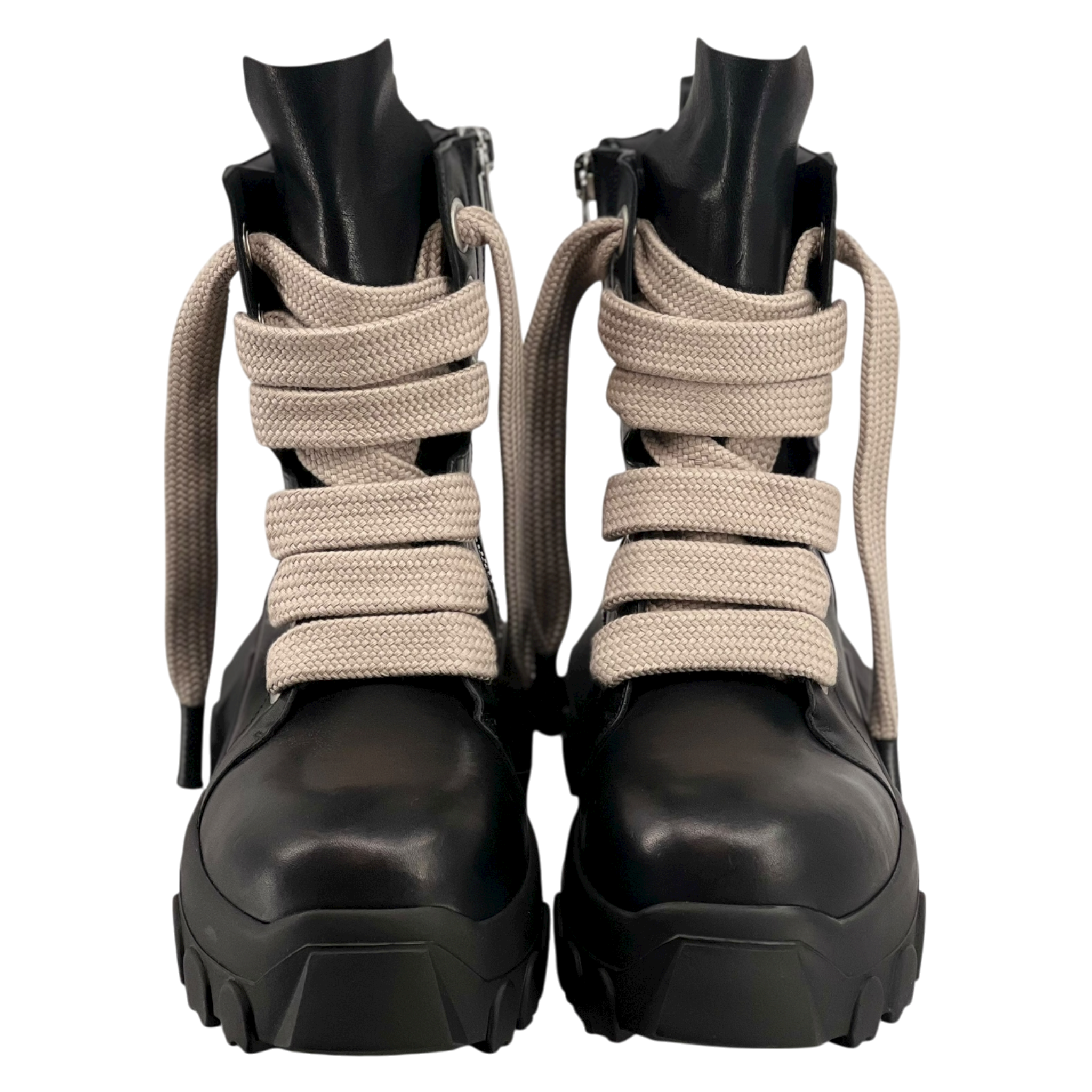 Jumbo Lace Black Bozo Tractor Boots