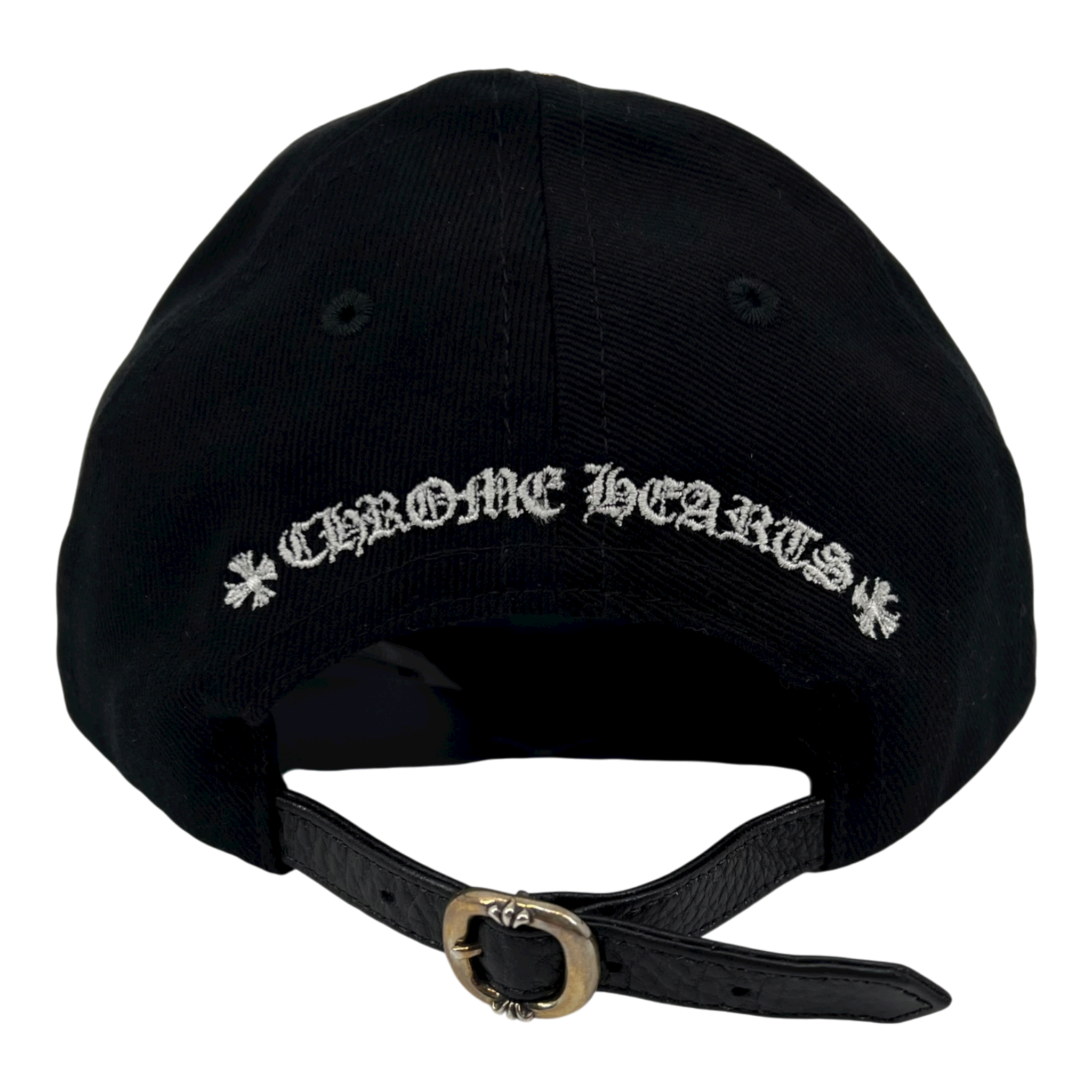 Matty Boy Chomper Leather Strapback Hat Black