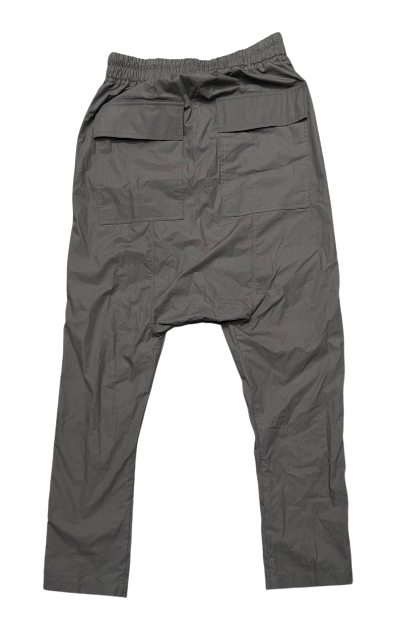 Dust Beige Drawstring Slim Pants