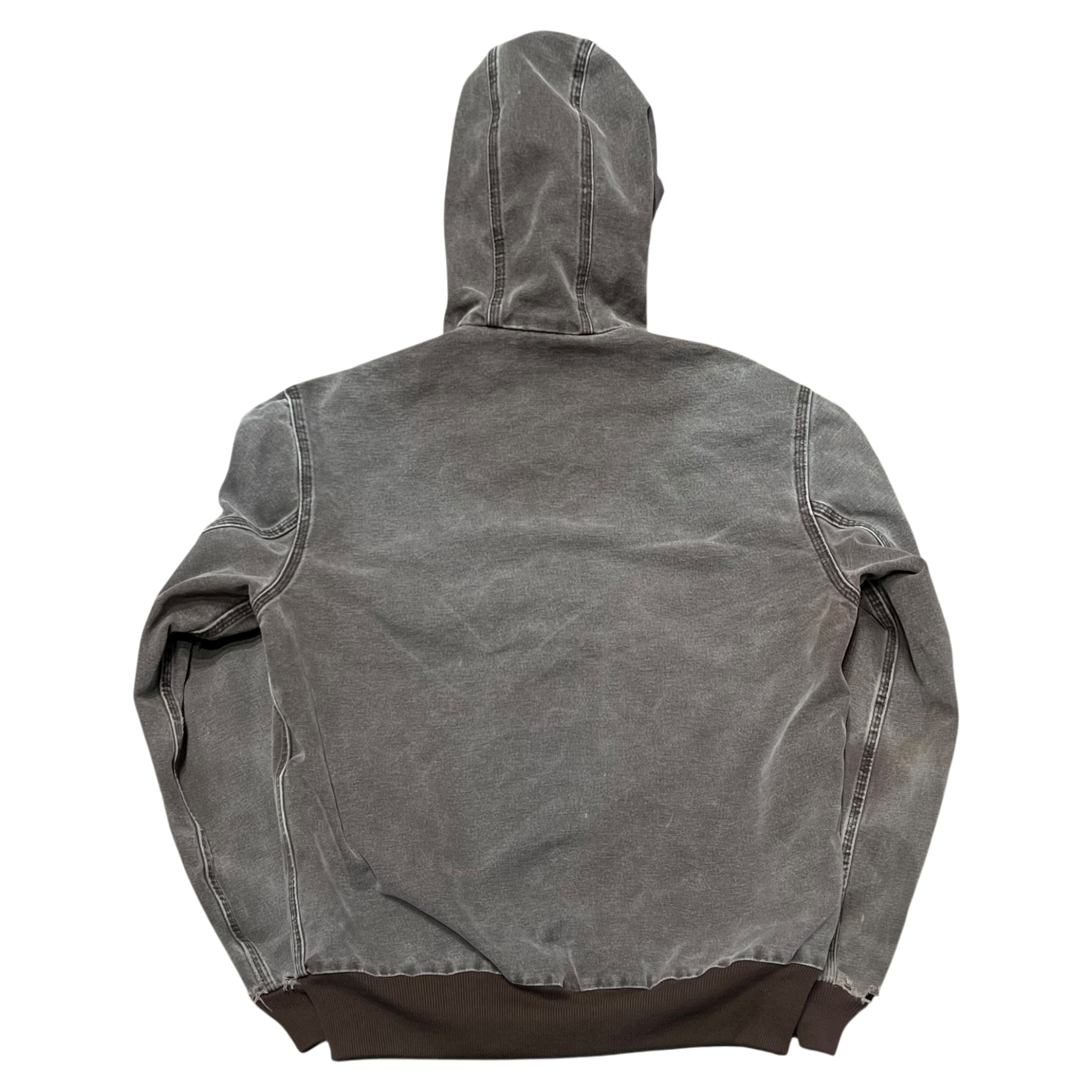 Vintage Brown Hooded Jacket