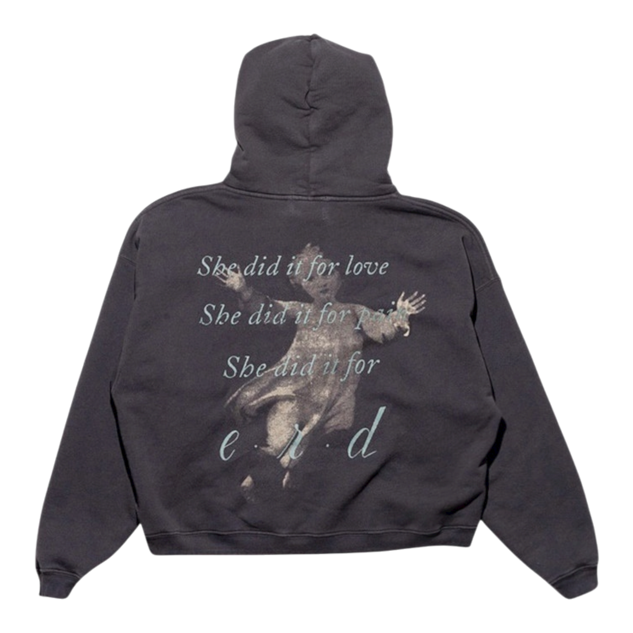 Well of Loneliness Printed Cotton-Jersey Hoodie
