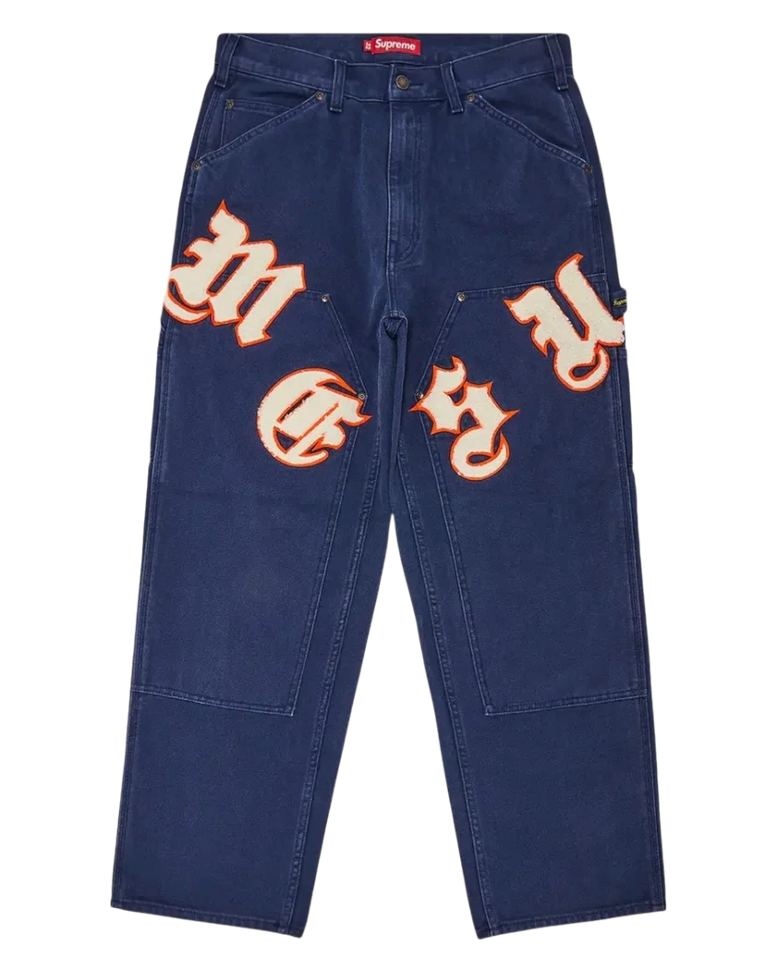 Old English Canvas Double Knee Painter Pant Navy
