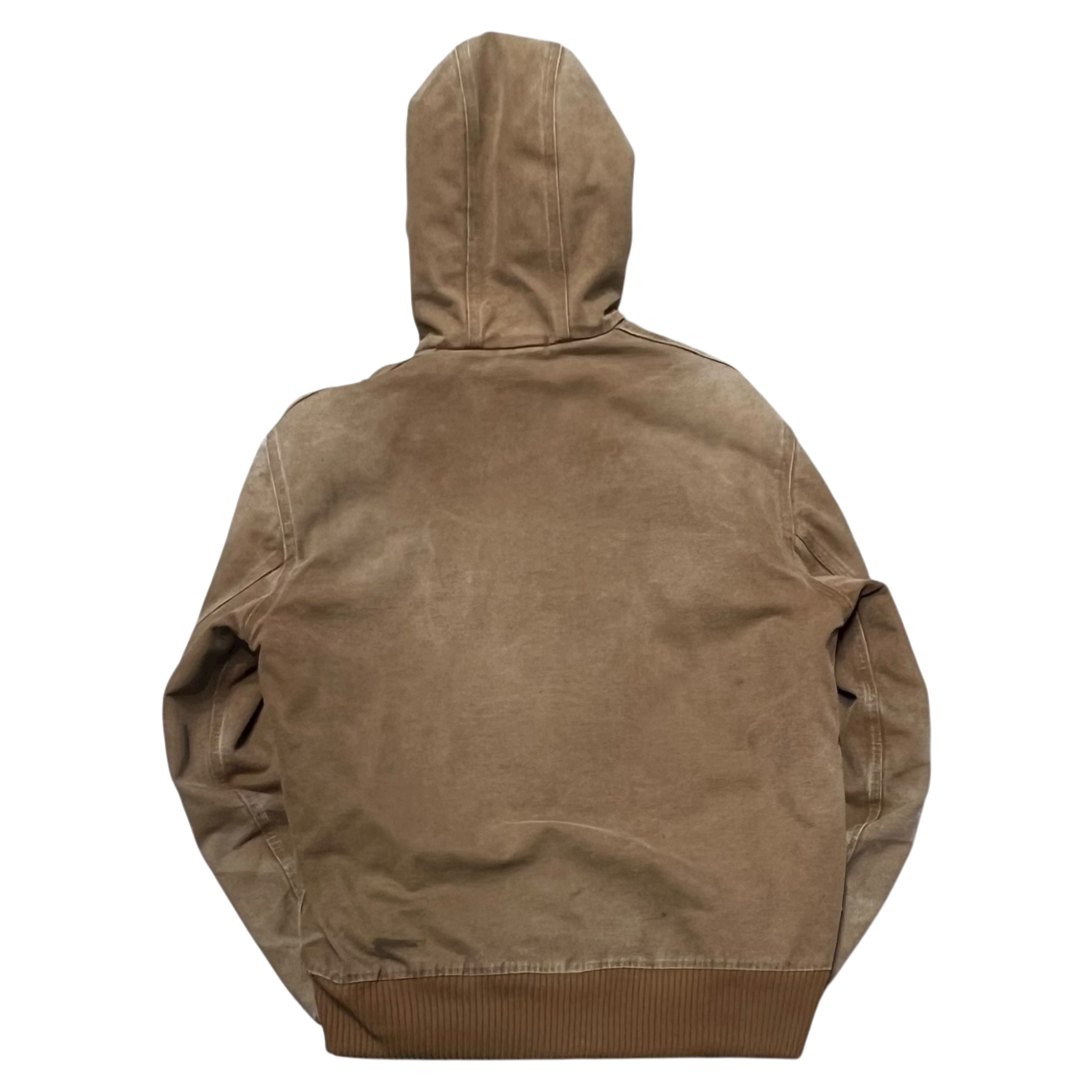 Vintage Tan Hooded Jacket