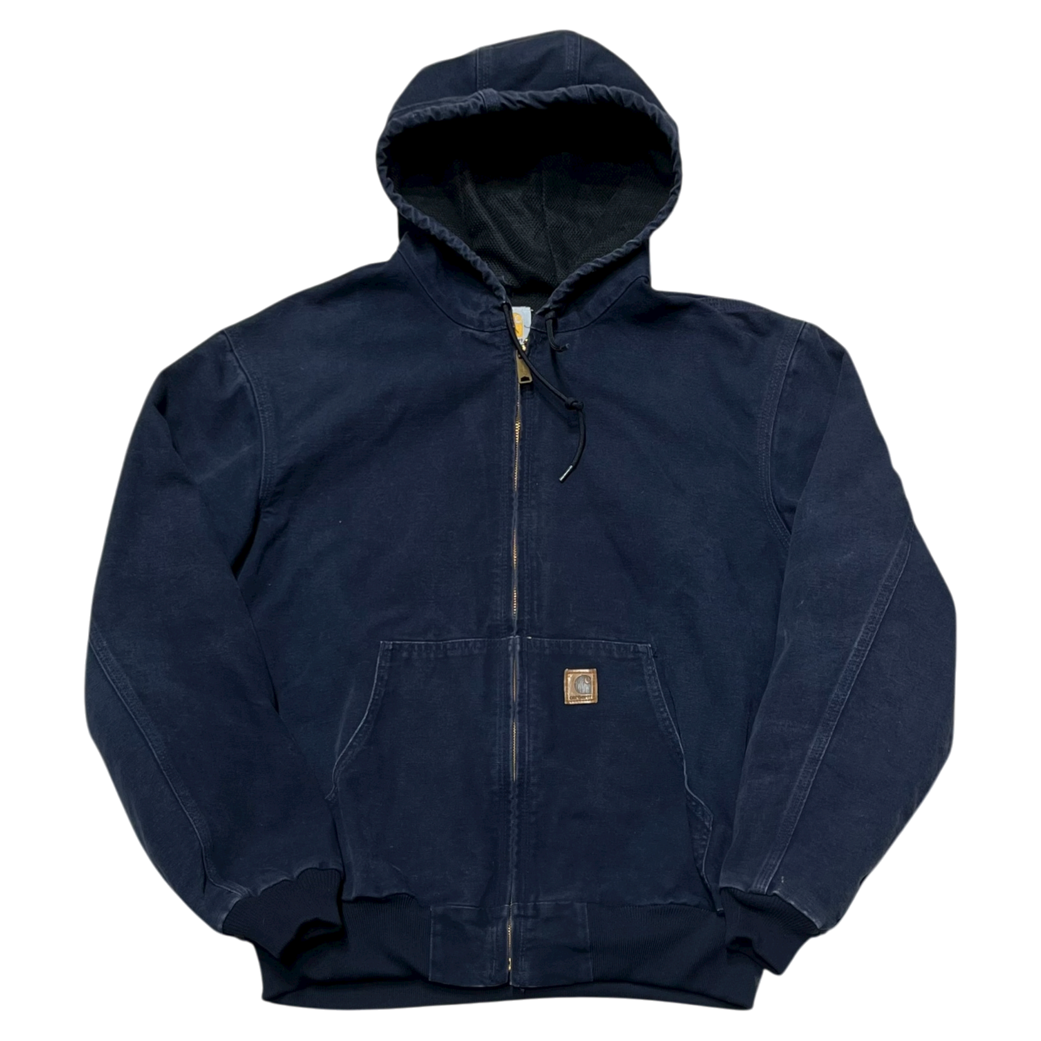 Vintage Navy Hooded Jacket