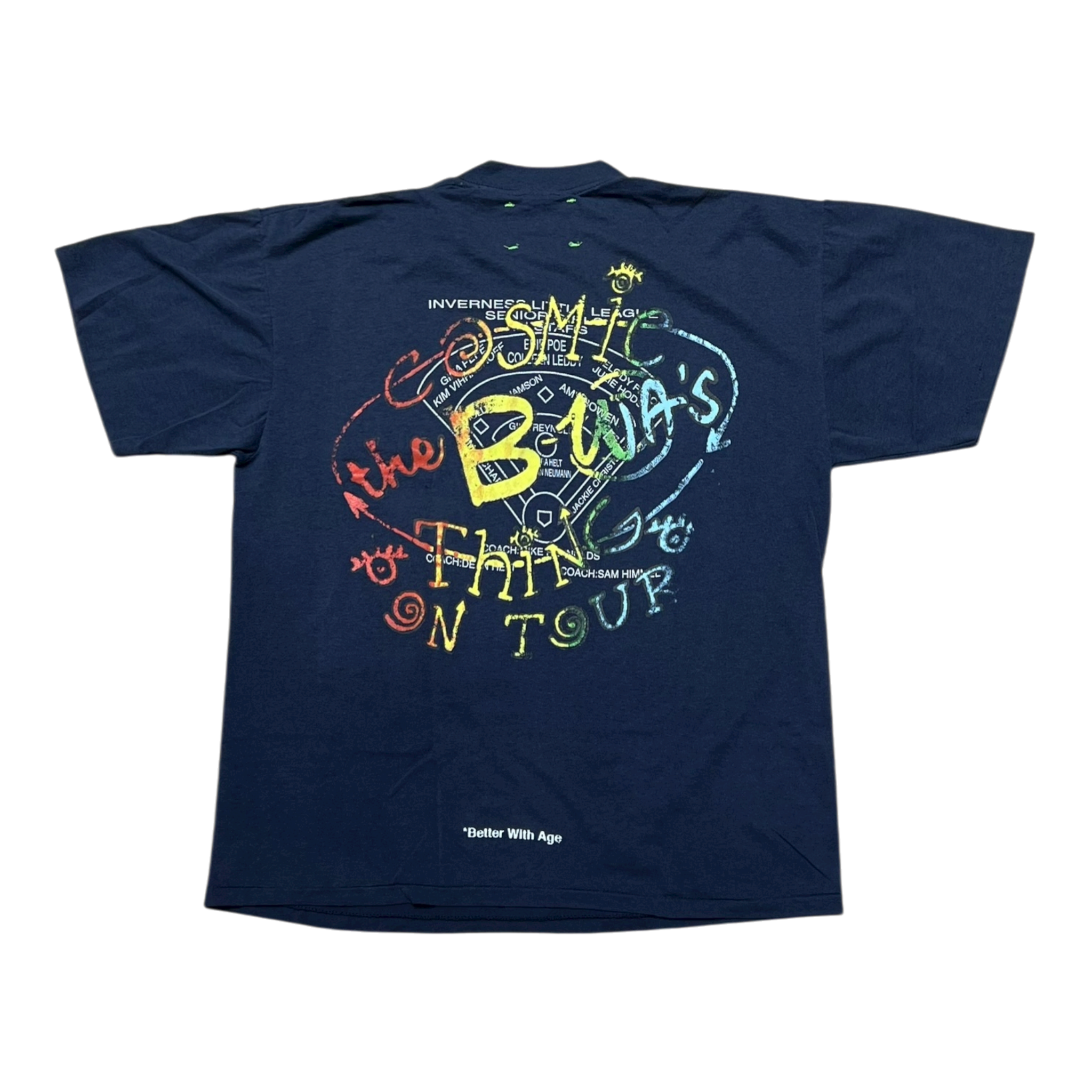 Cosmic Vintage Tee Live In To Concert Washed Navy