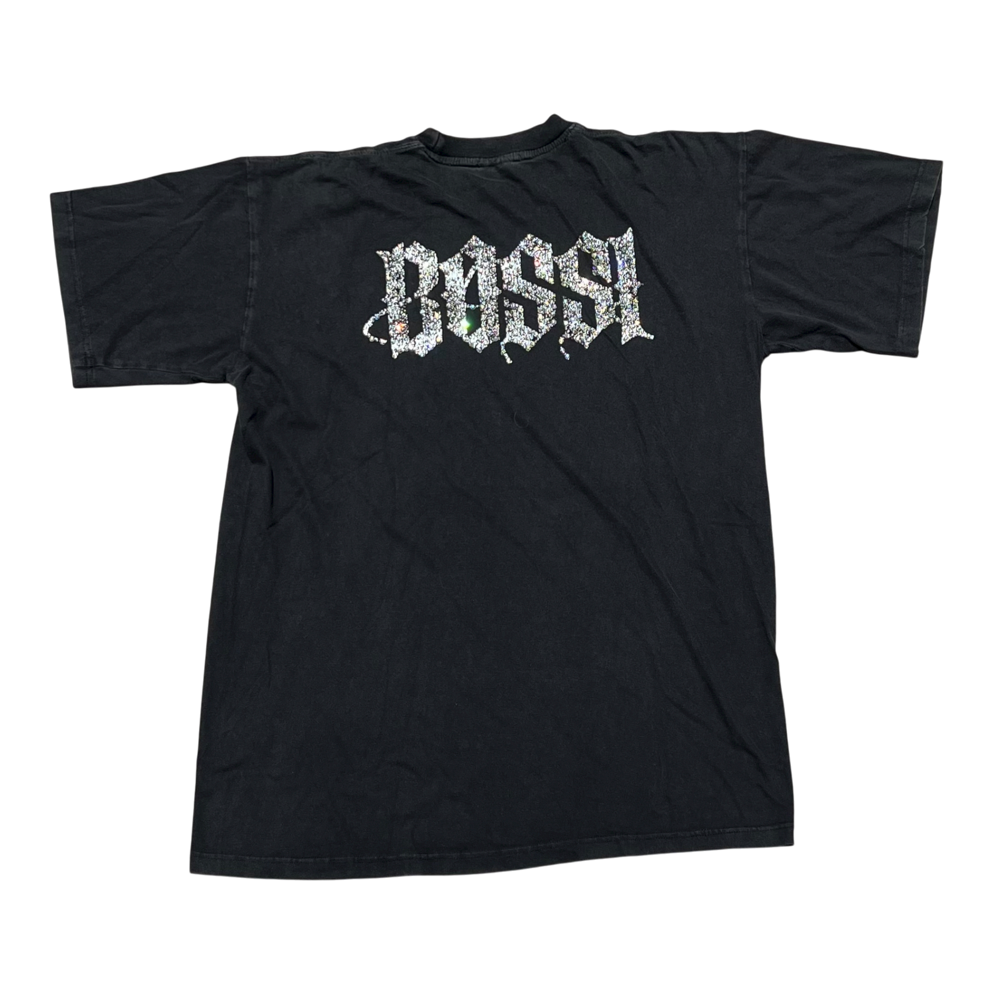 Vintage Rhinestone Black/Red Tee (FW25)