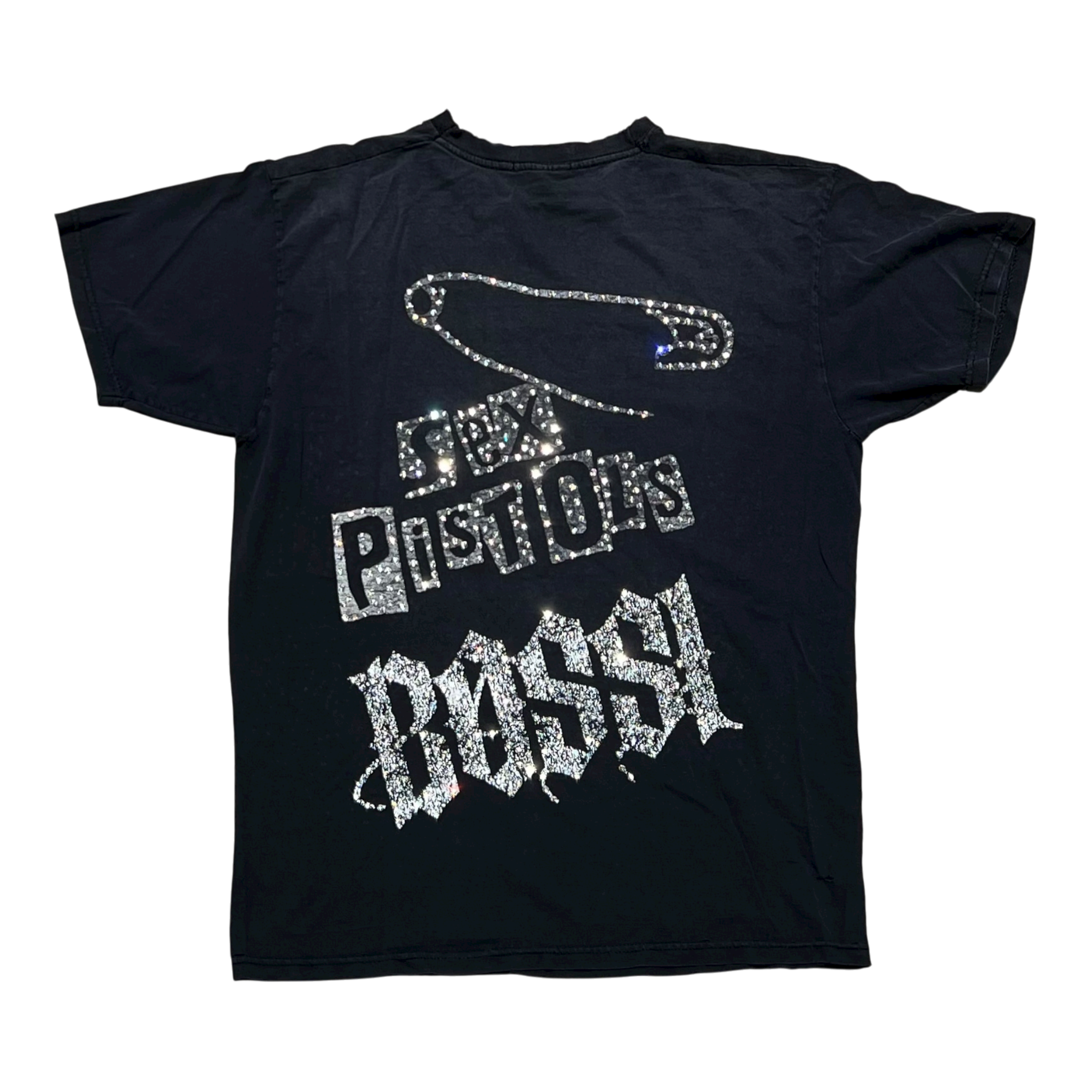 Vintage Rhinestone Navy Tee (FW25)