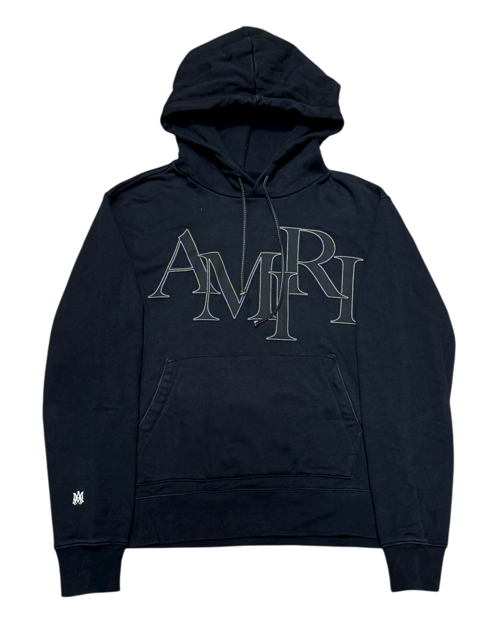 Staggered Logo Patch Hoodie
