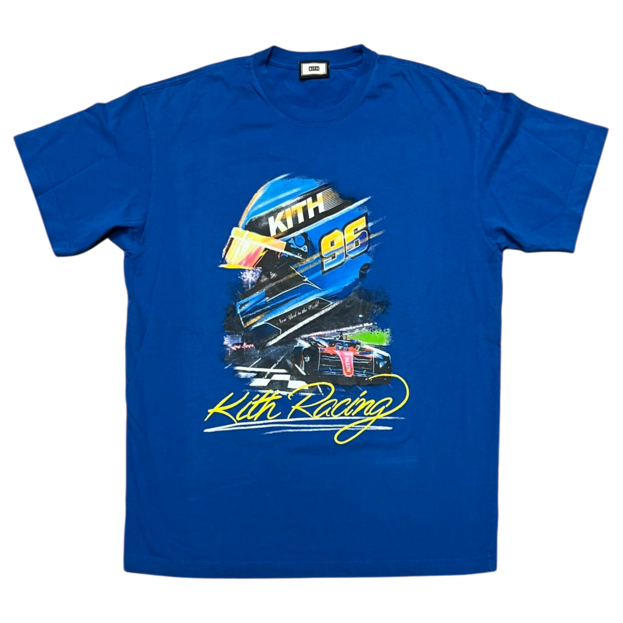 F1 White Vintage Blue Tee