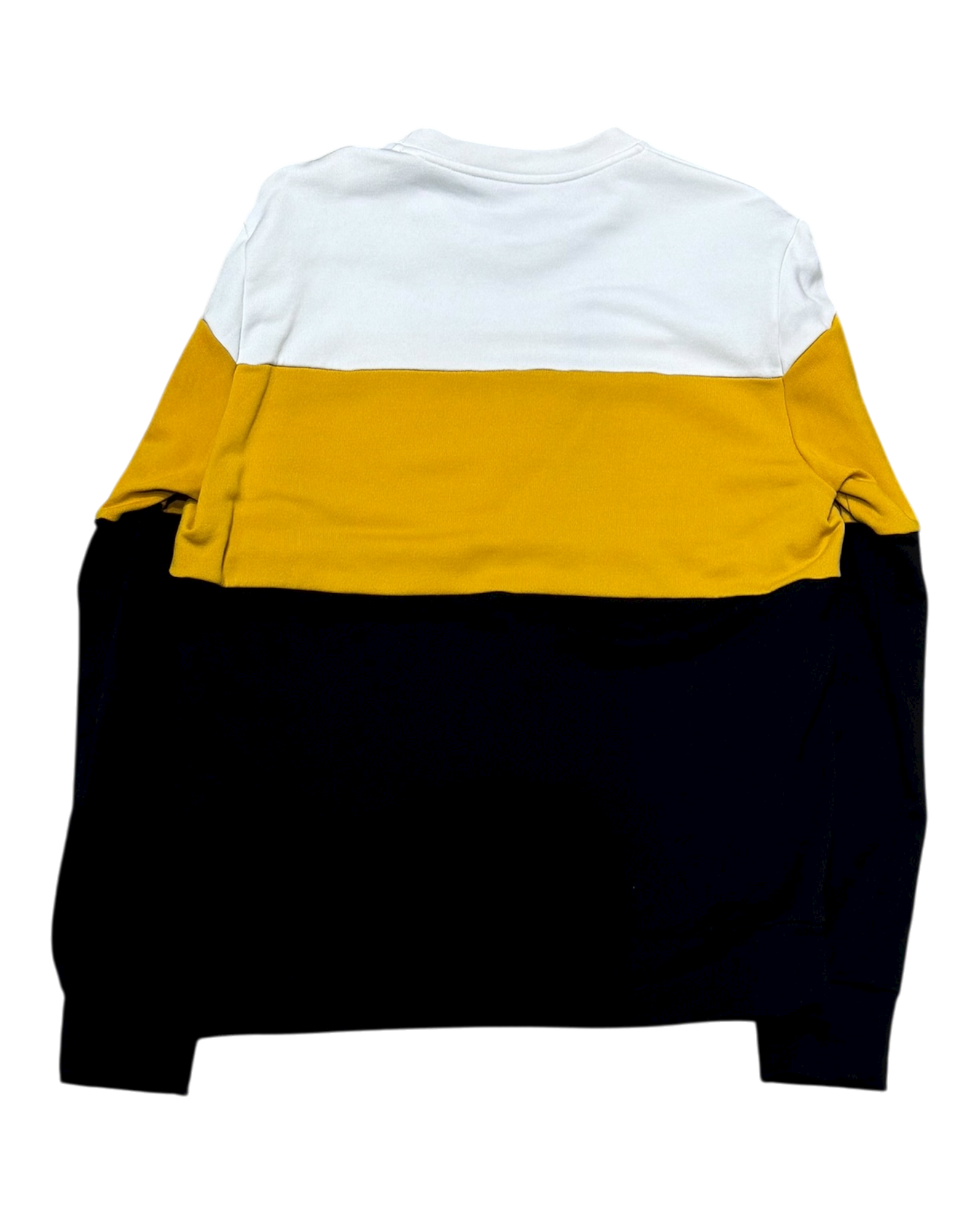 White and Yellow Logo Sweatshirt