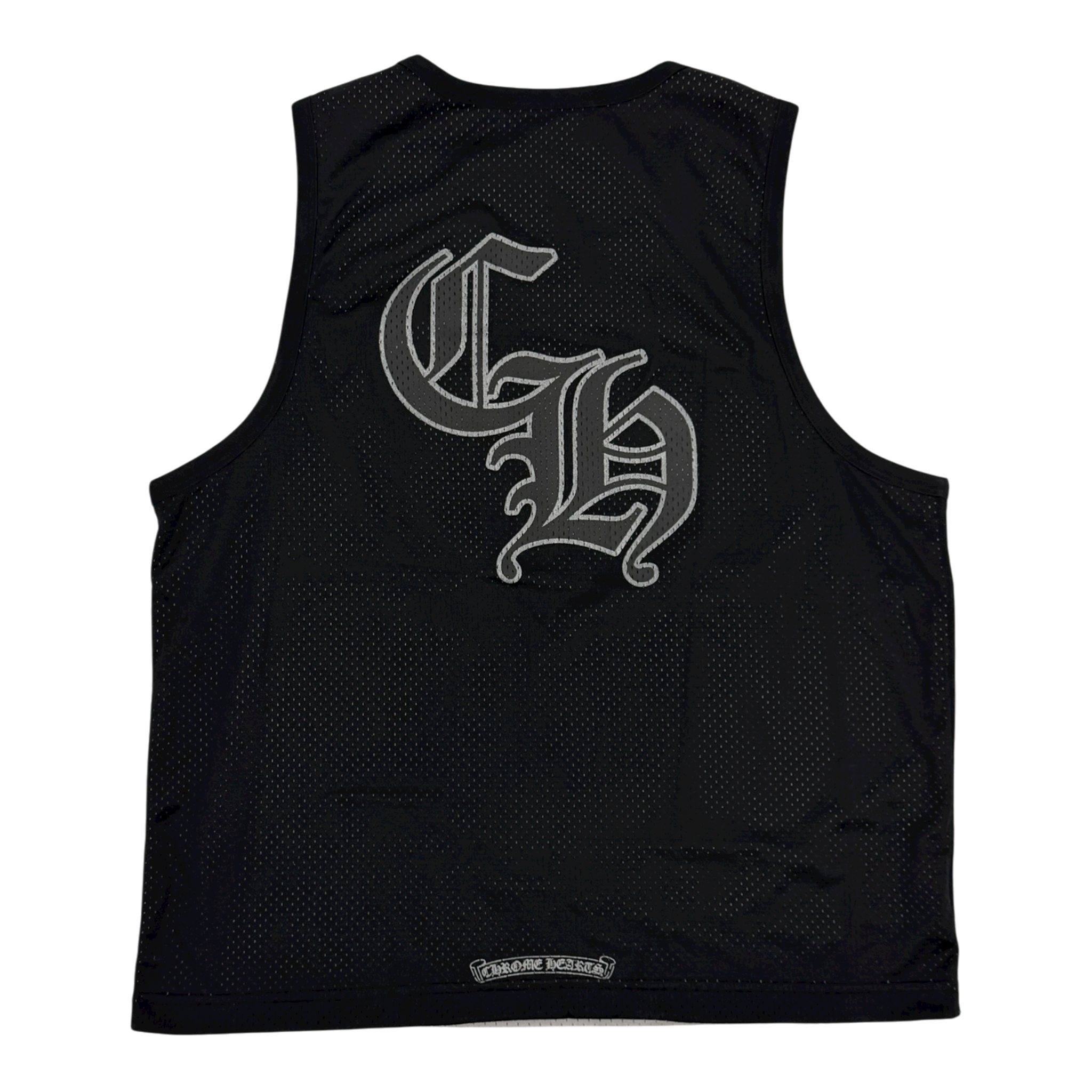 Black Mesh Tank Jersey