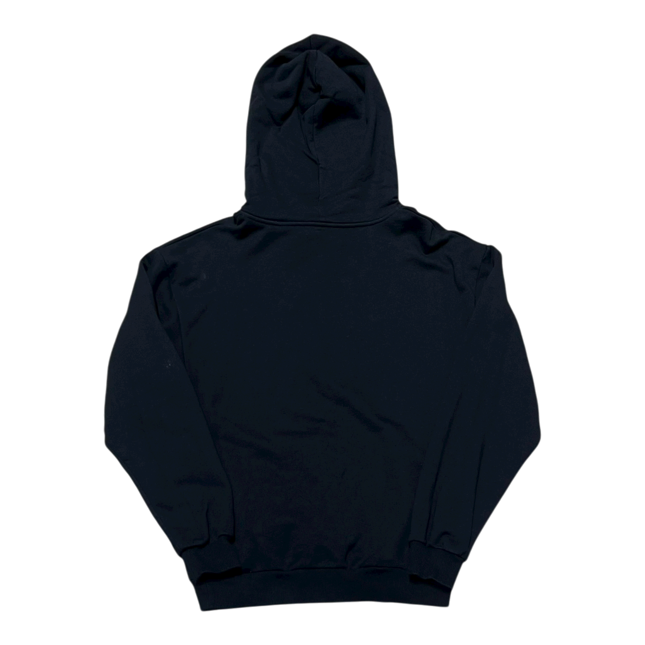 Black Loose Hoodie String Logo