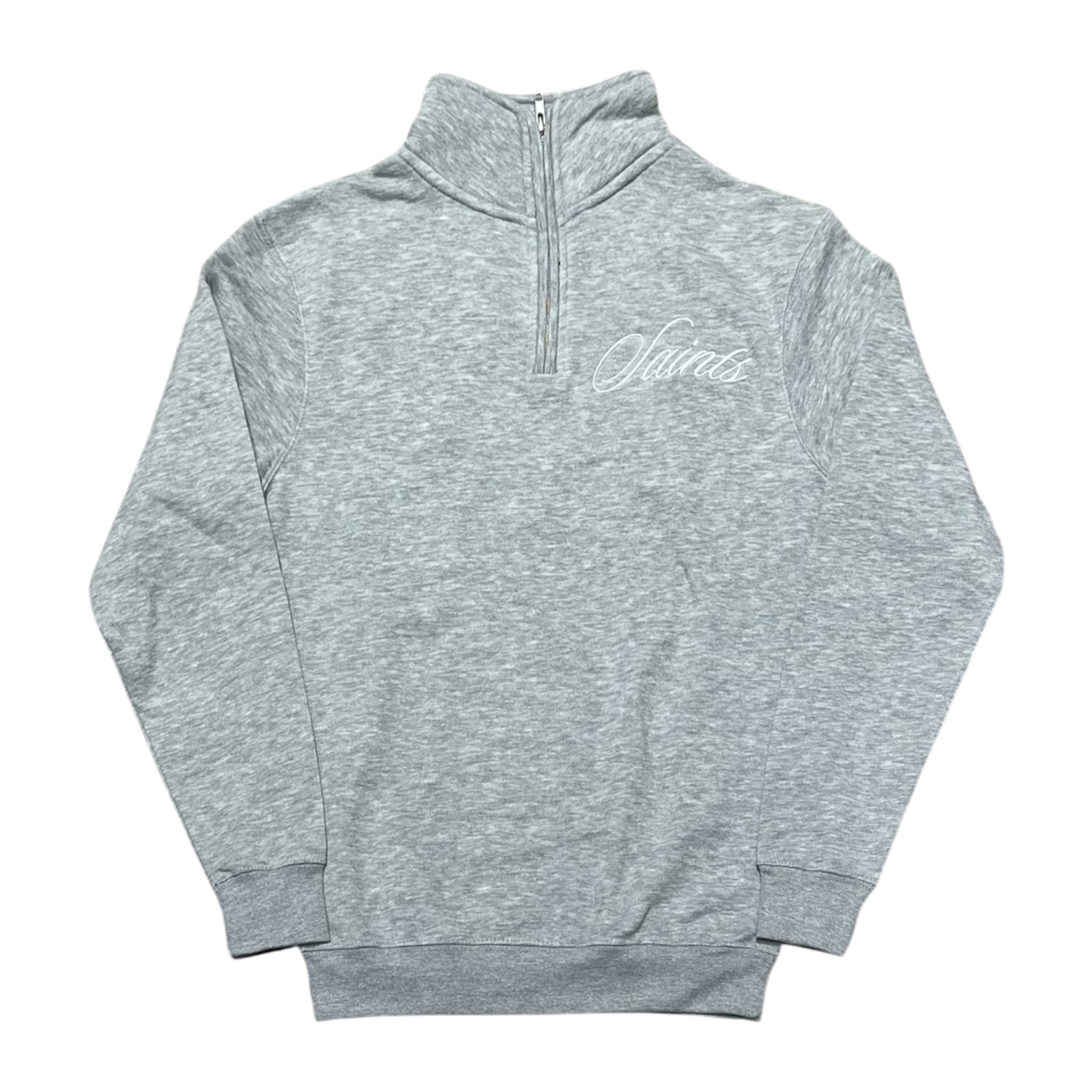 Quarter Zip Grey