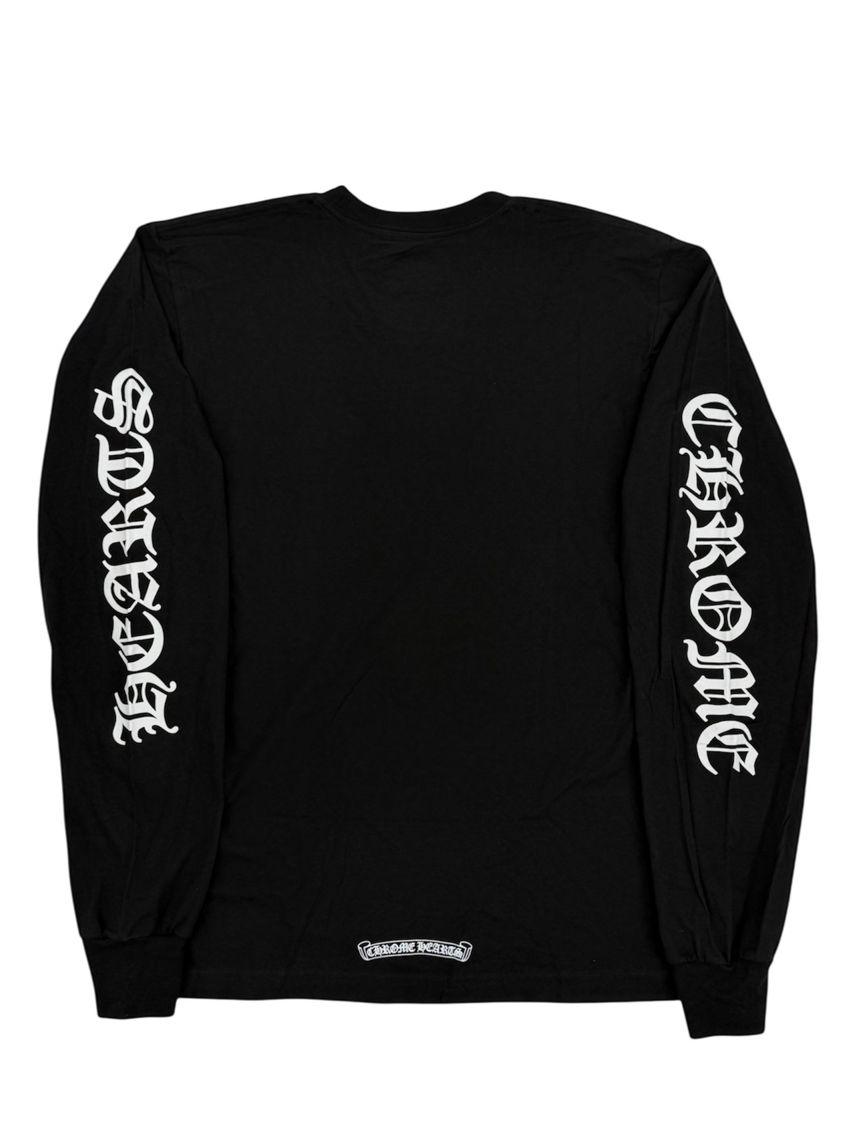 Neck Logo Black L/S T-Shirt