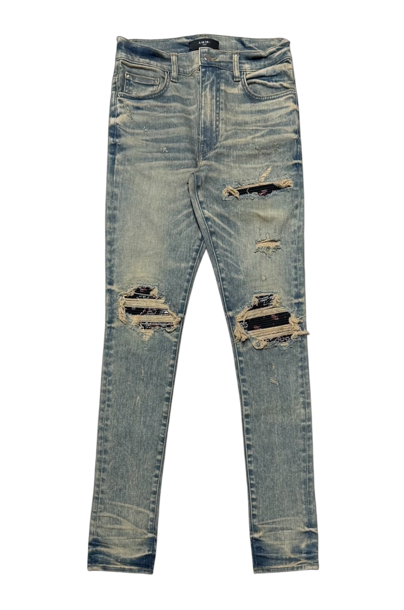 MX1 Black/Red Bandana Jean Dirty Indigo