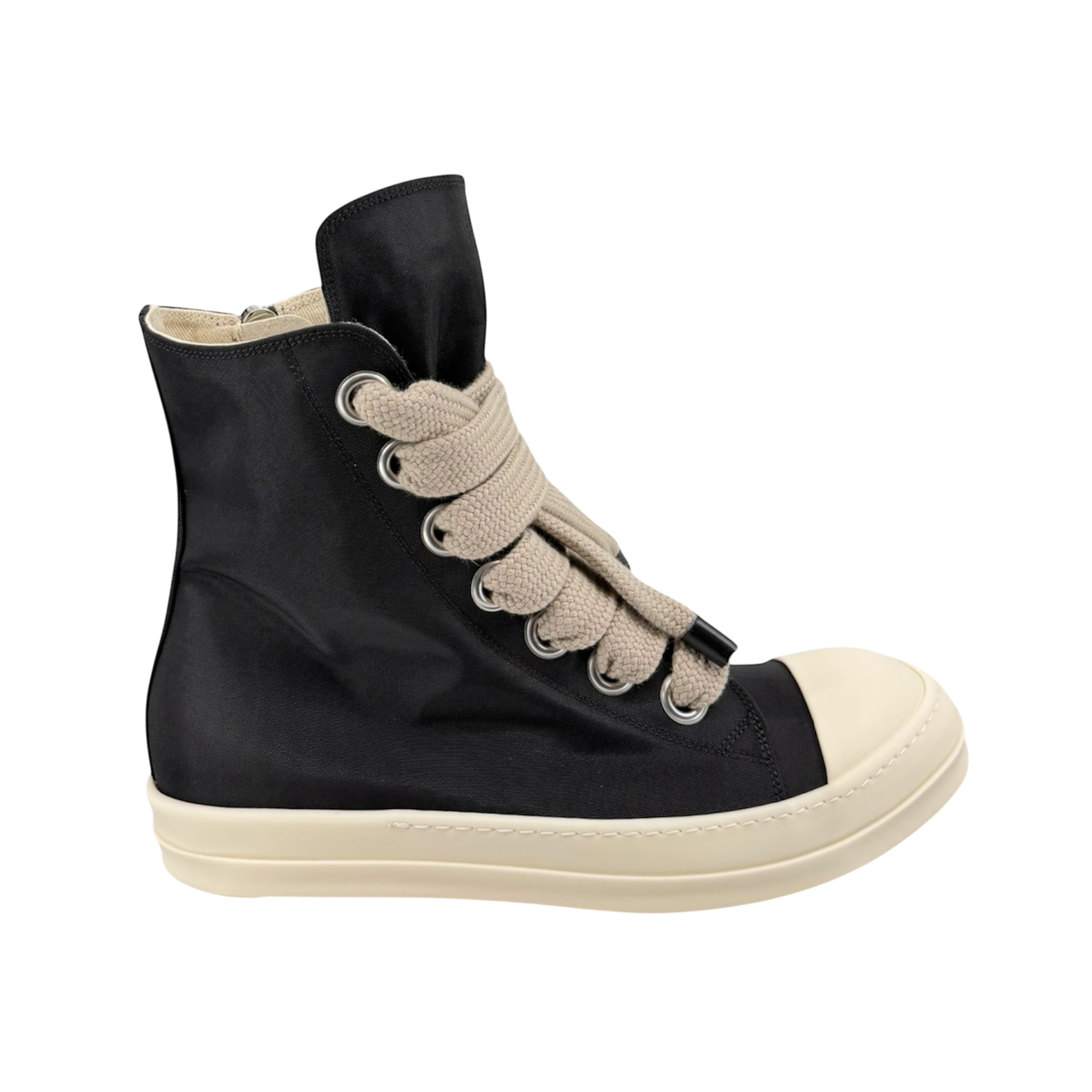 Drkshdw Black Nylon Jumbo Lace Sneakers