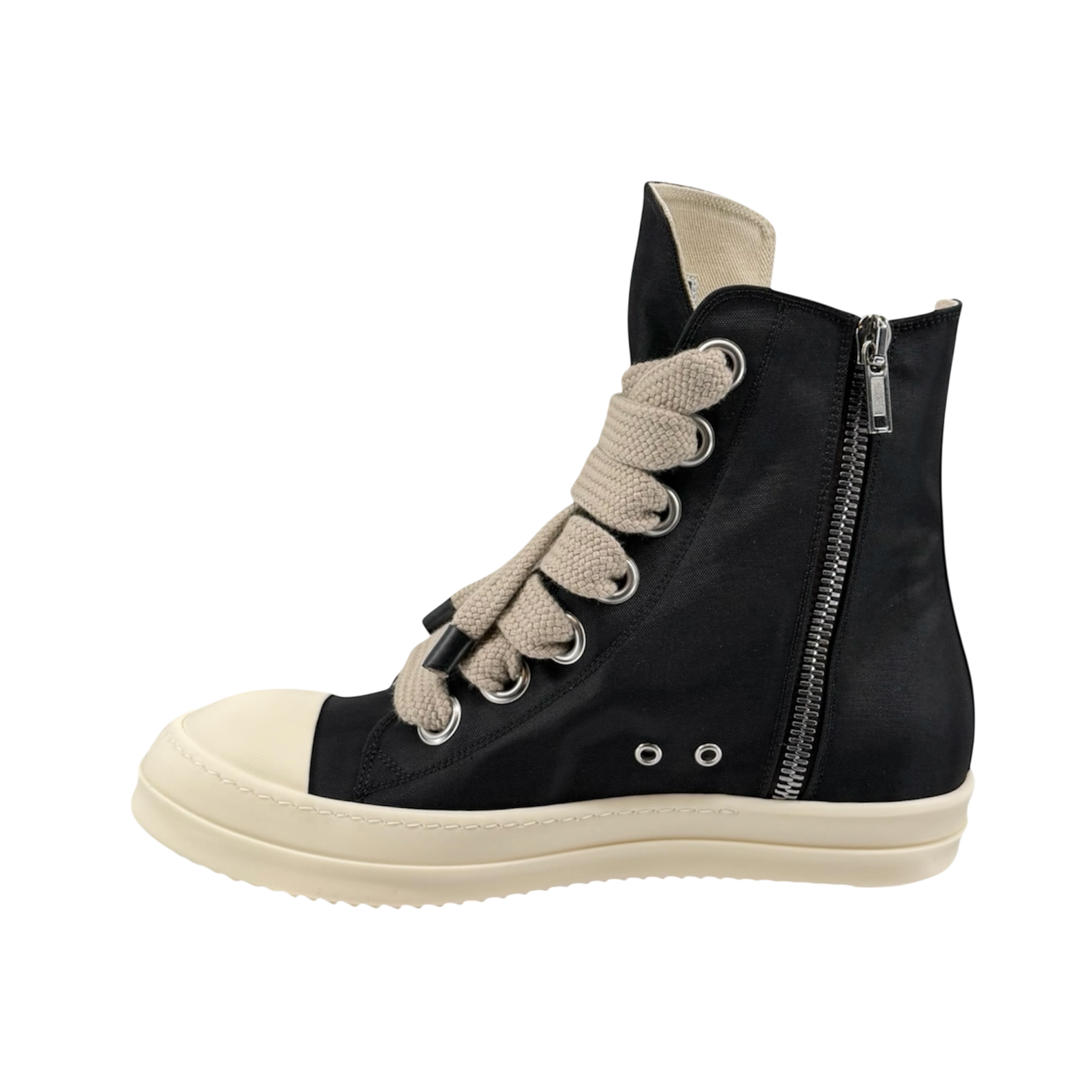 Drkshdw Black Nylon Jumbo Lace Sneakers