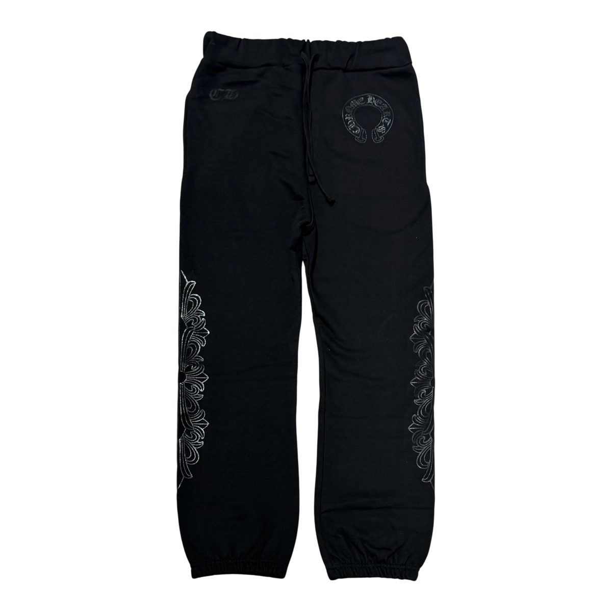 Chrome Hearts Floral Black Sweatpants