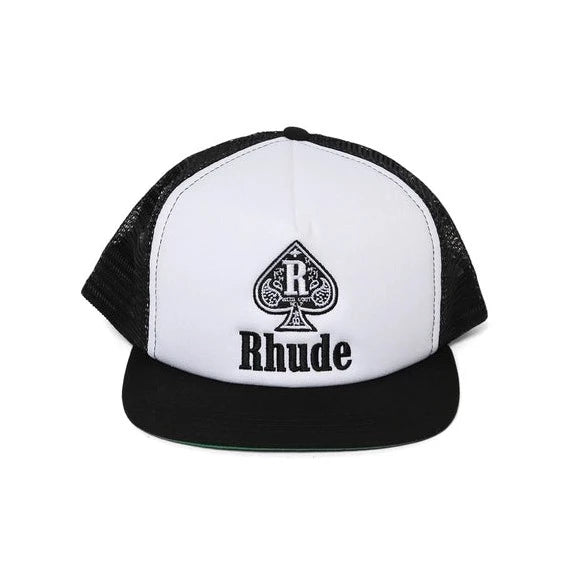 Spade Trucker Cap Black/White