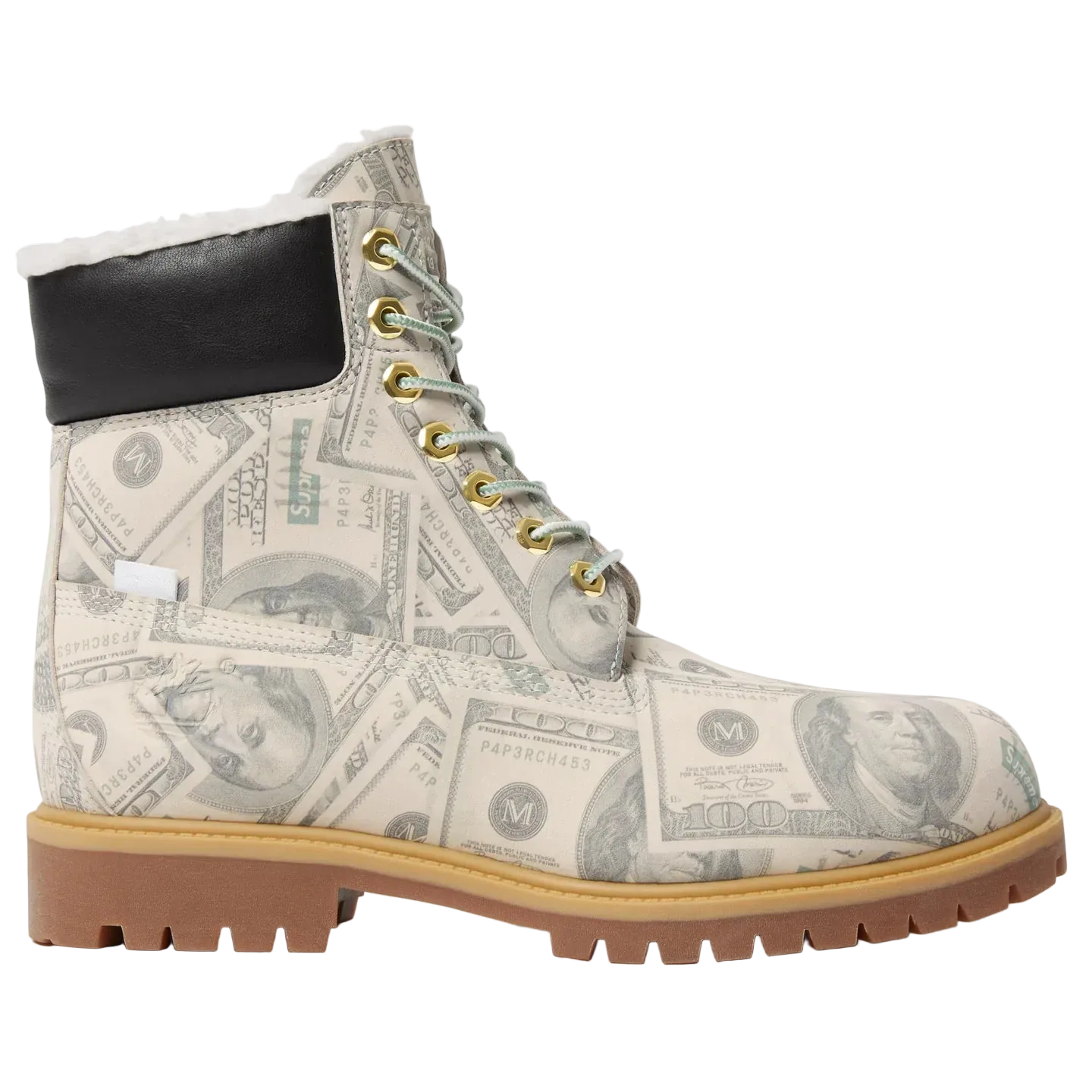 6" Premium Waterproof Boot Supreme x MM6 Maison Margiela $100 Bills
