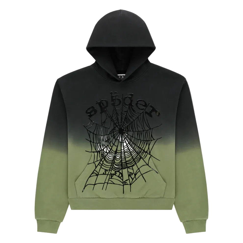 OG Web Ombre Hoodie Green/Black