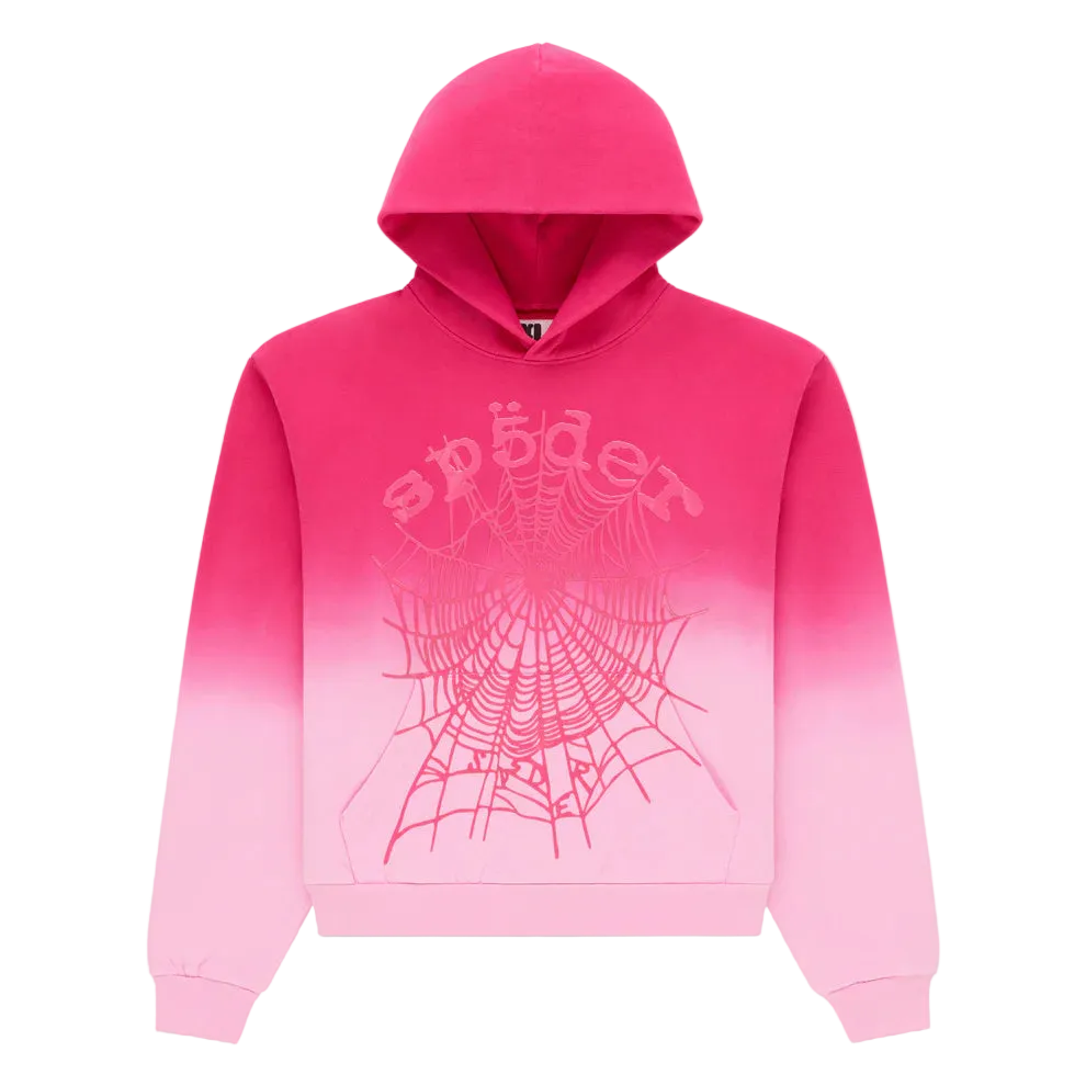 OG Web Ombre Hoodie Pink