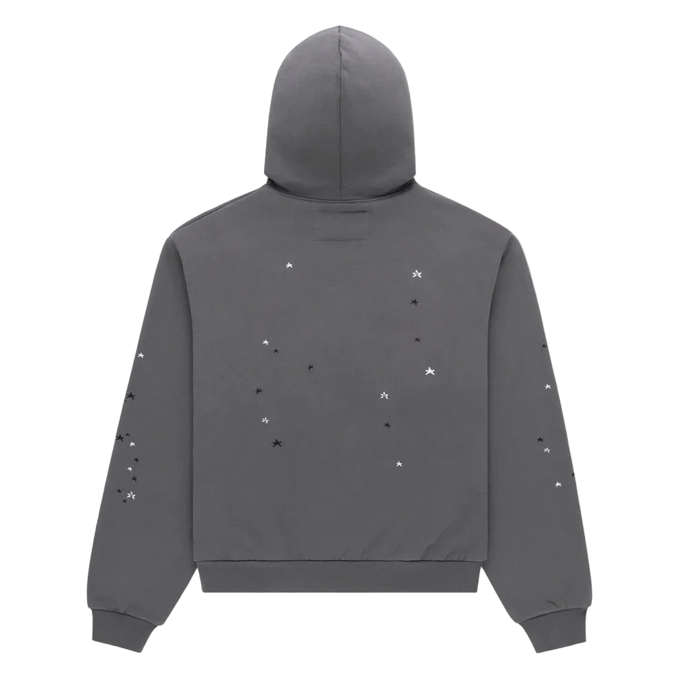 Splat Punk Hoodie Grey/Red