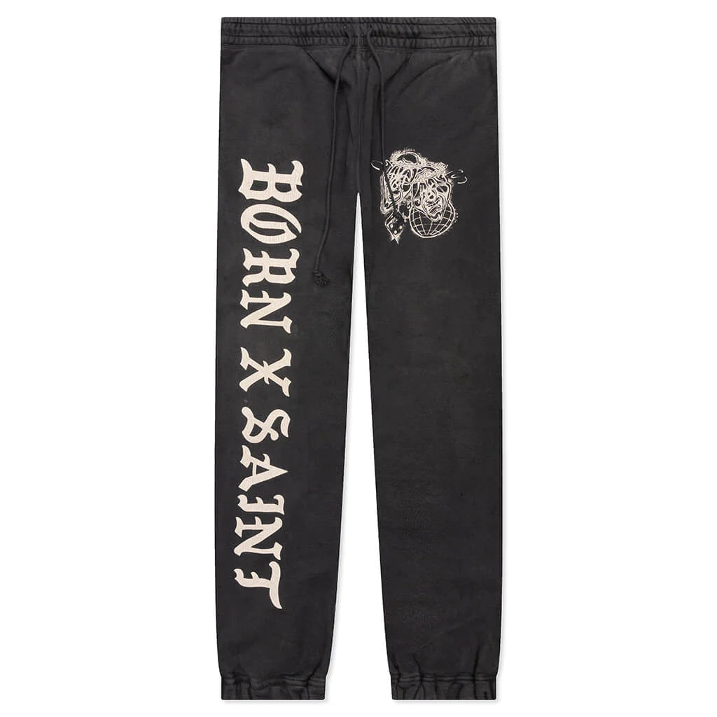 Saint Michael x Born Raised BXS Sweatpants Black