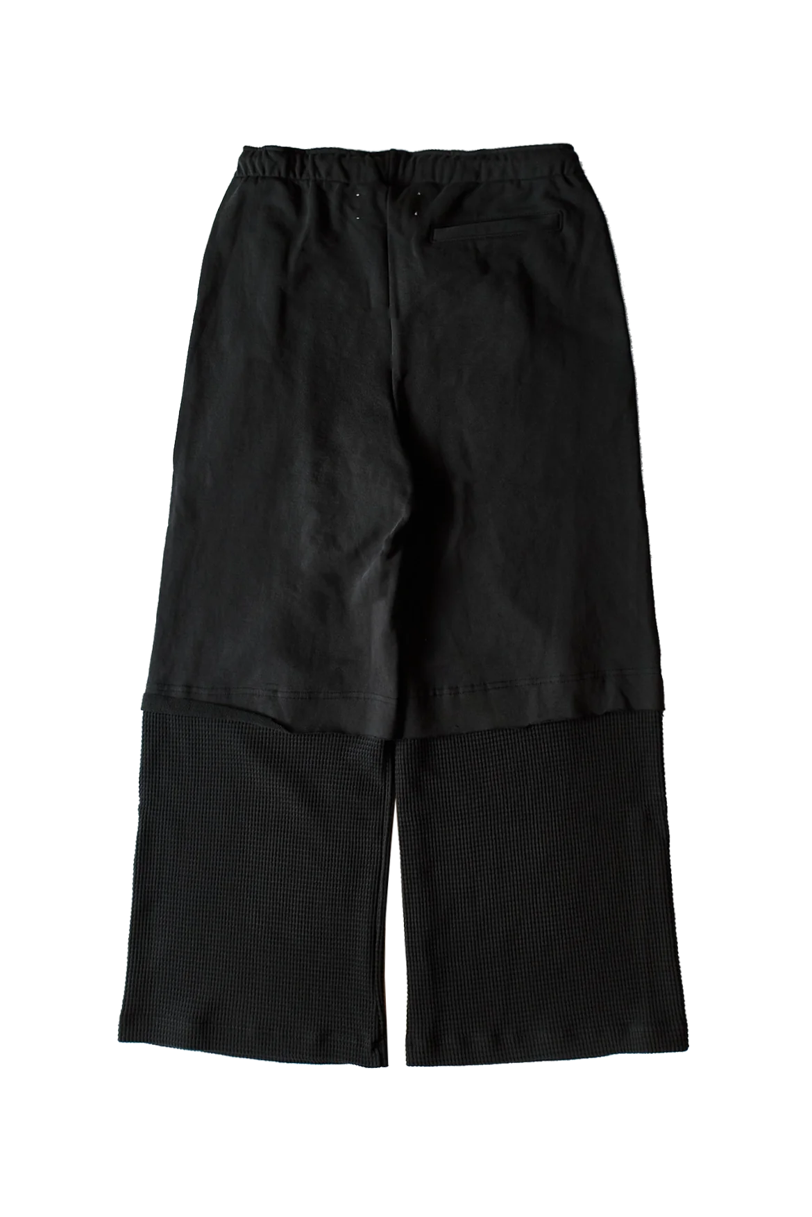 Double Layer Studded Sweats Black