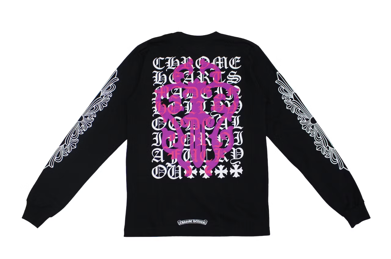 Eye Chart Dagger Crewneck Black