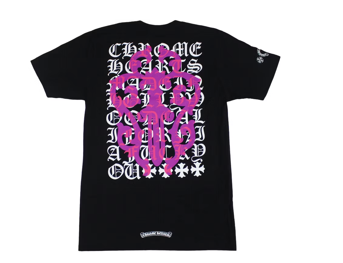 Eye Chart Dagger T-shirt Black