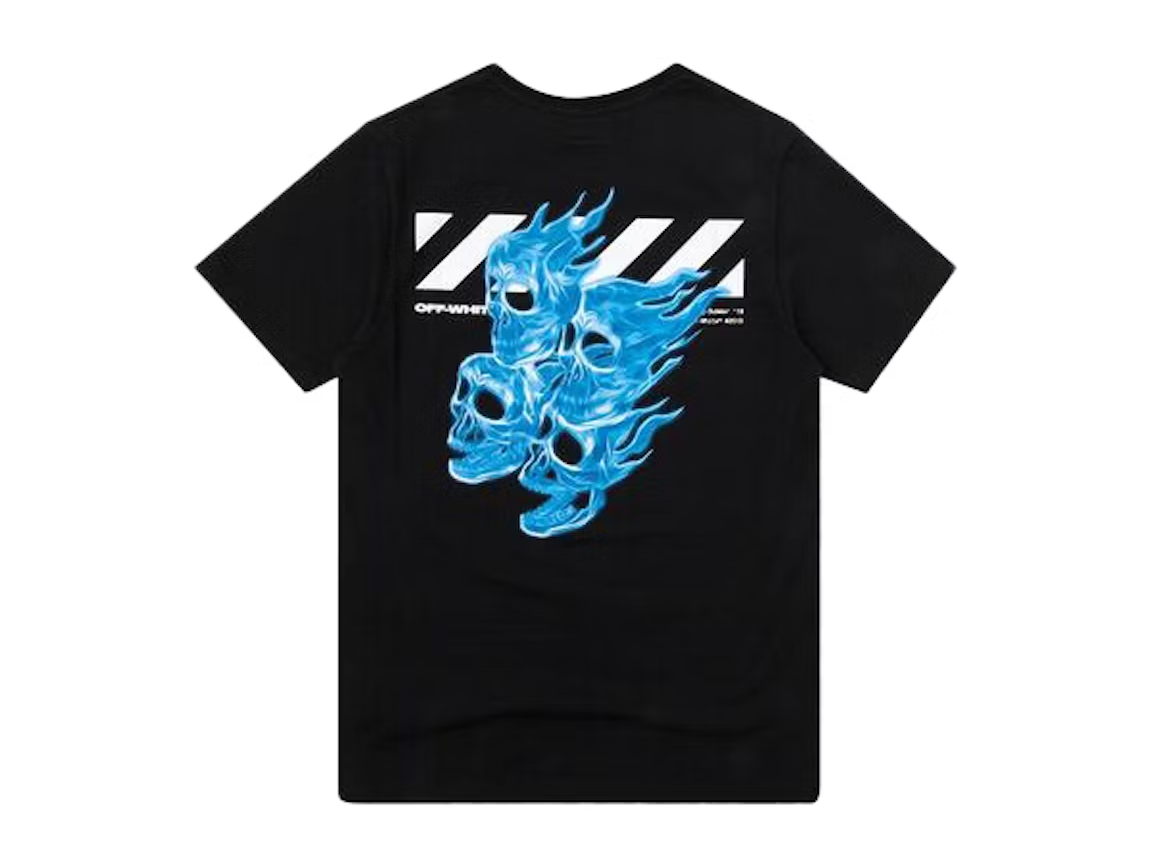 Off-White Diagonal Skulls T-shirt Black