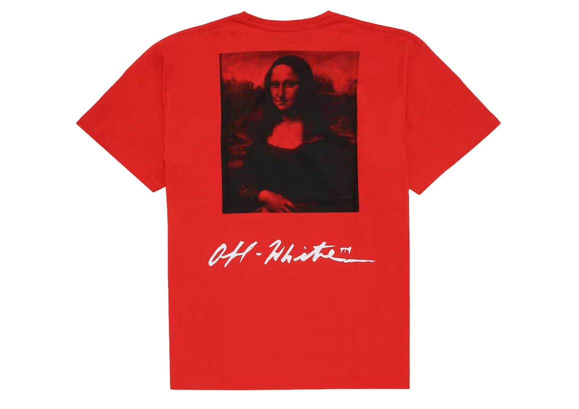 Off-White Monalisa T-Shirt Red